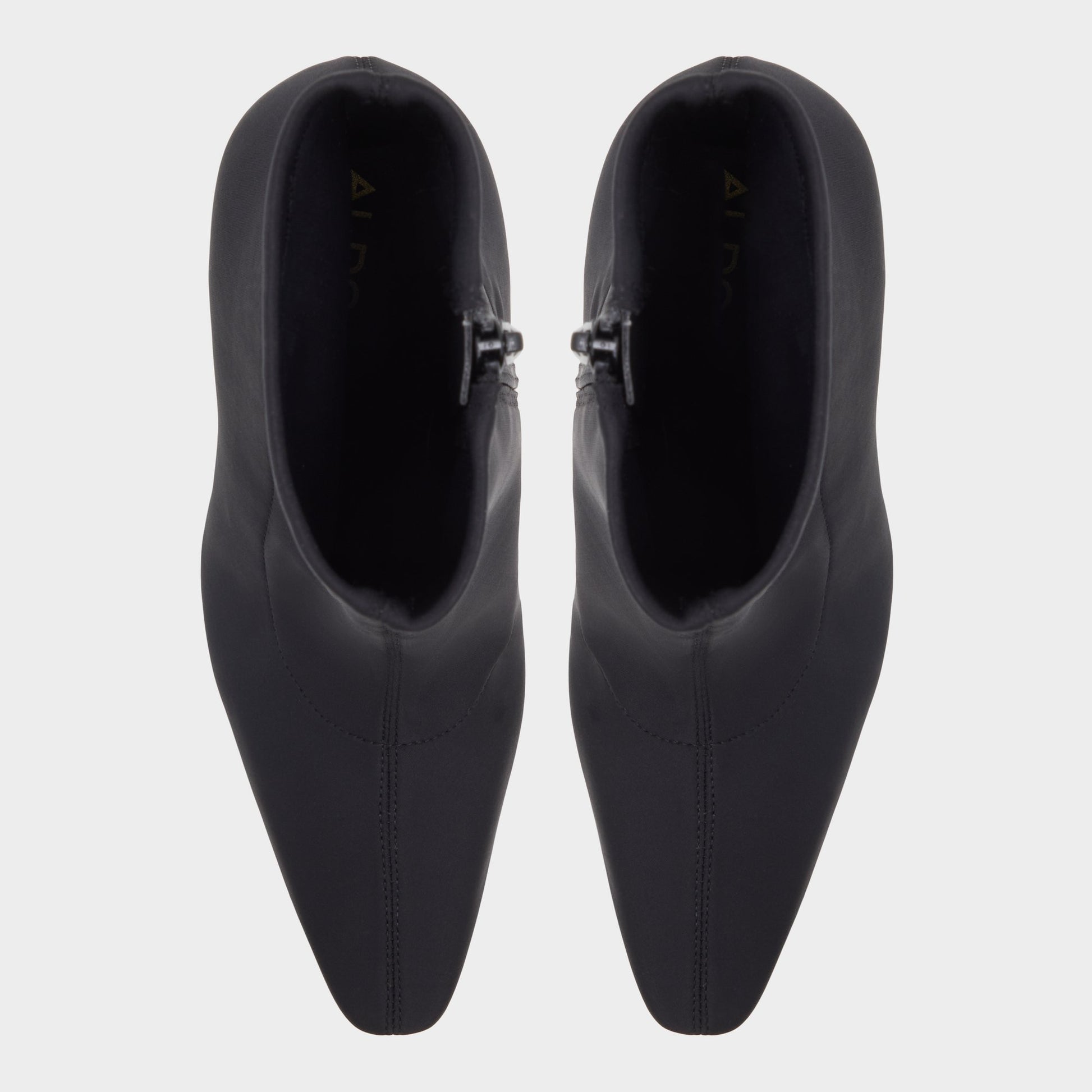 Top-down view of the Black Raffina Ankle boot
