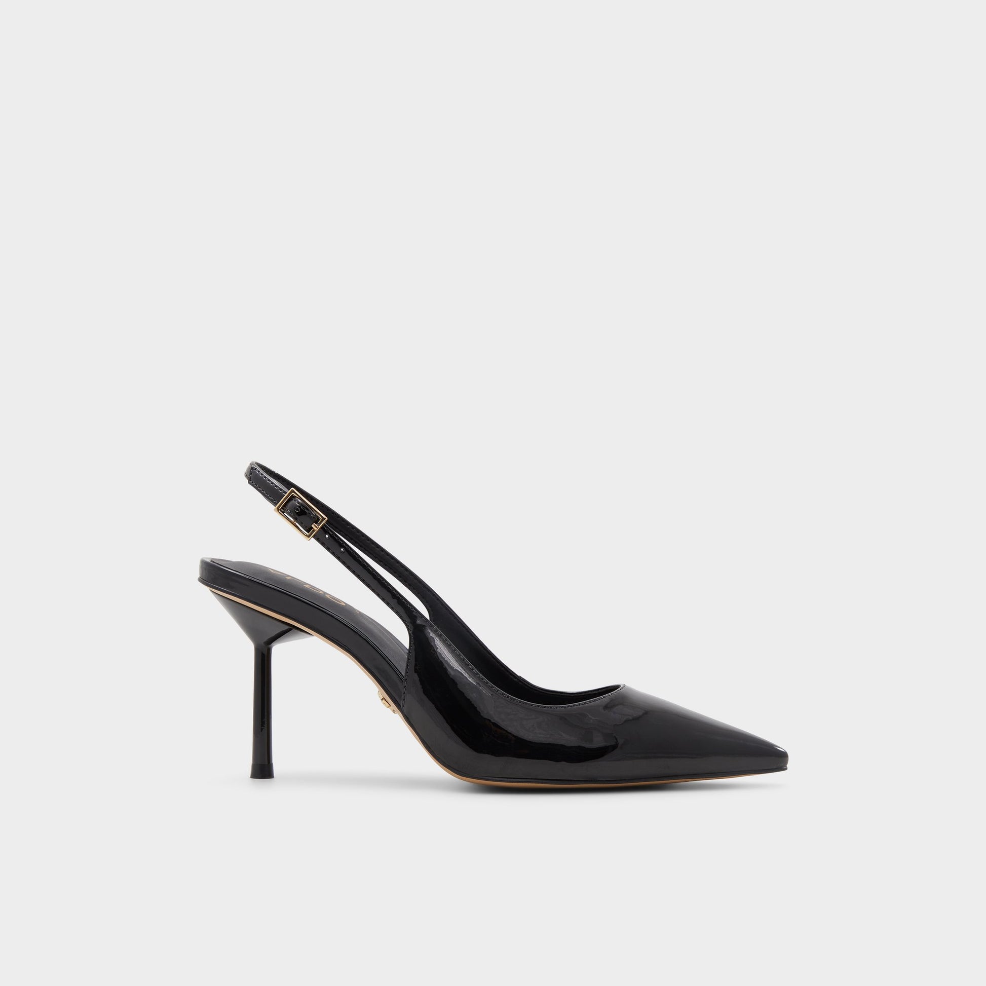 Main View of Black Seralina Slingback heel for Womens