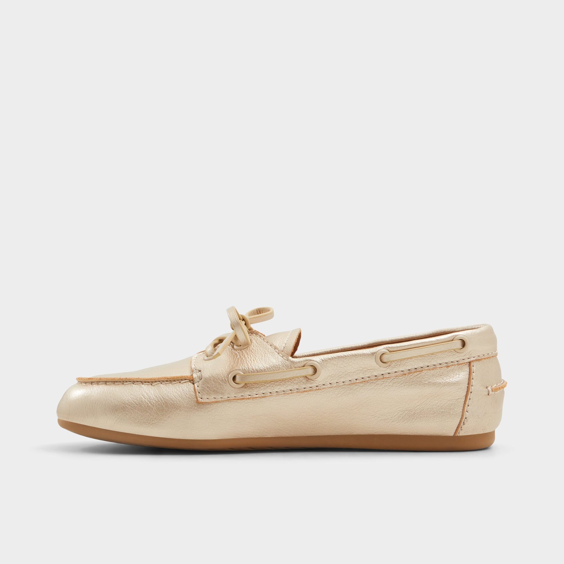 Side view of Gold Sail Boat shoe