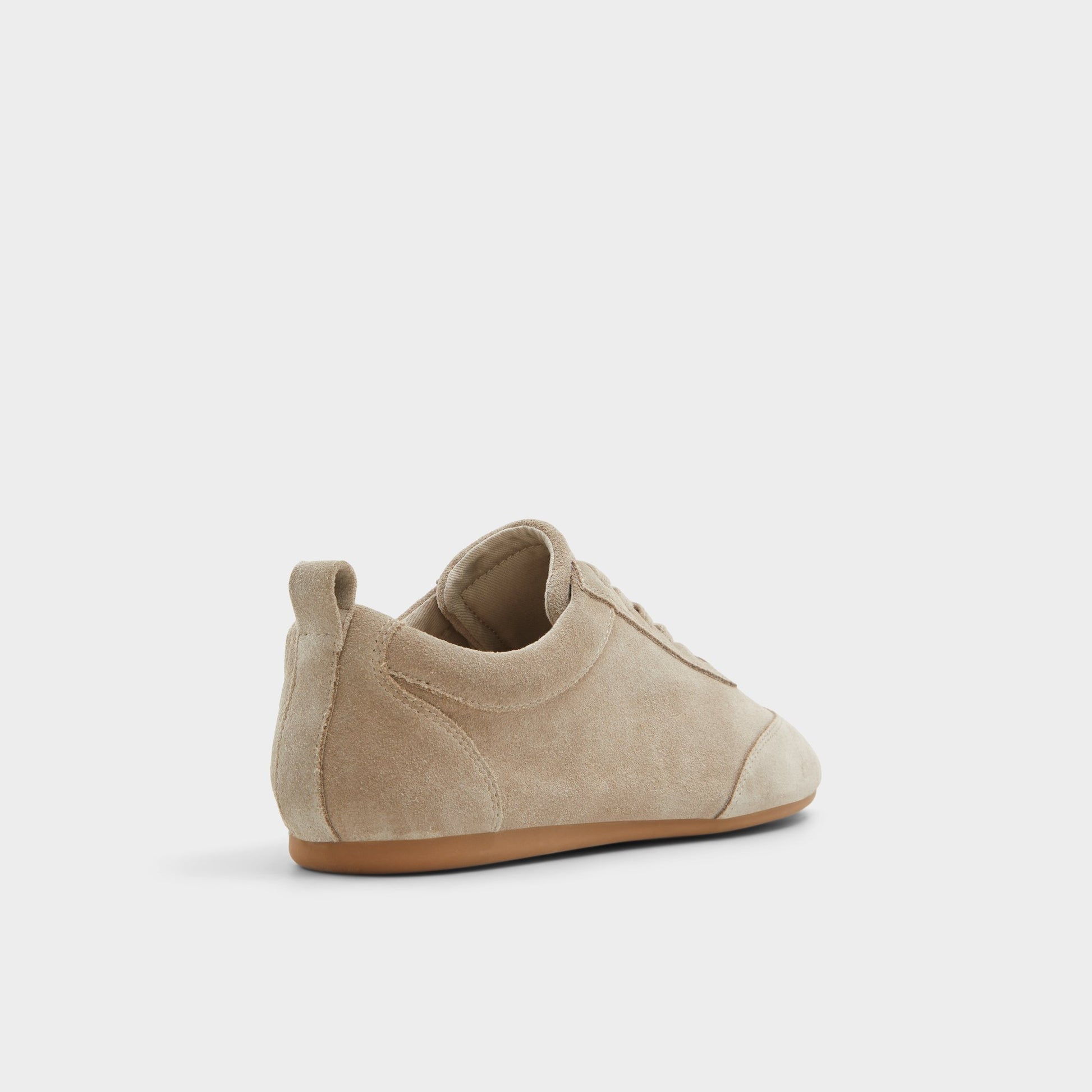 Three-quarter angle of Light Brown Swiftlyy Low top sneaker's back side
