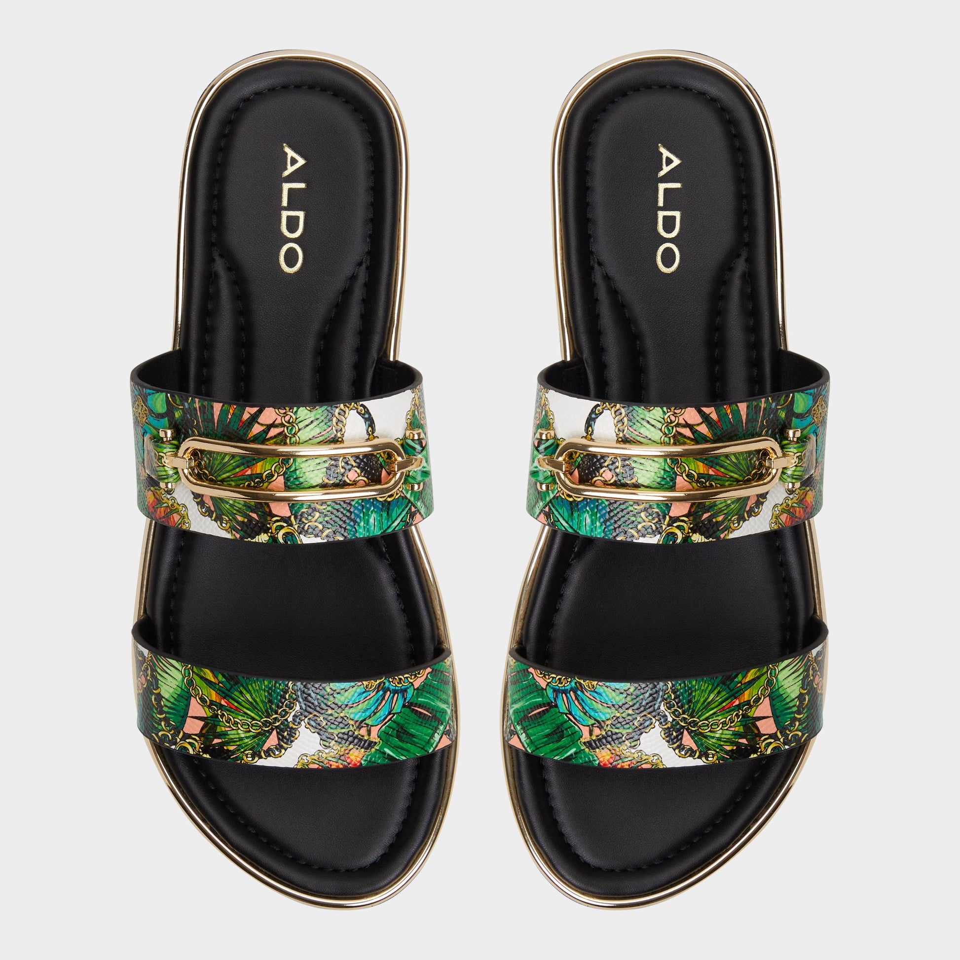 Top-down view of the Other Miscellaneous Lagoon Strappy flat sandal