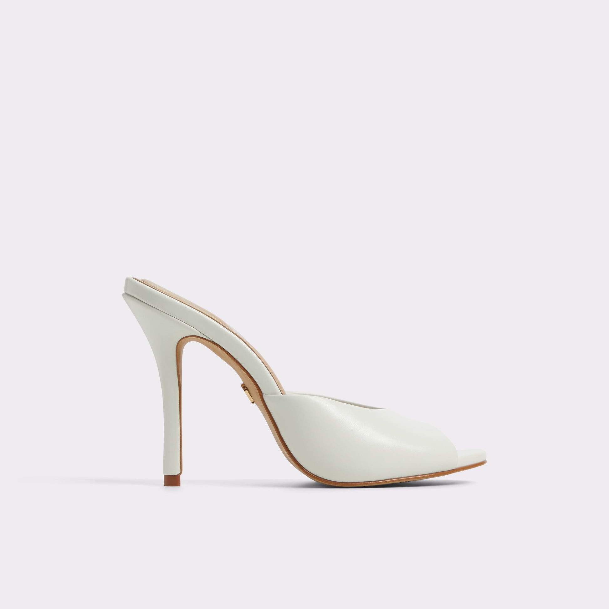 Main View of White/Bone Fidelia Heeled mule for Womens