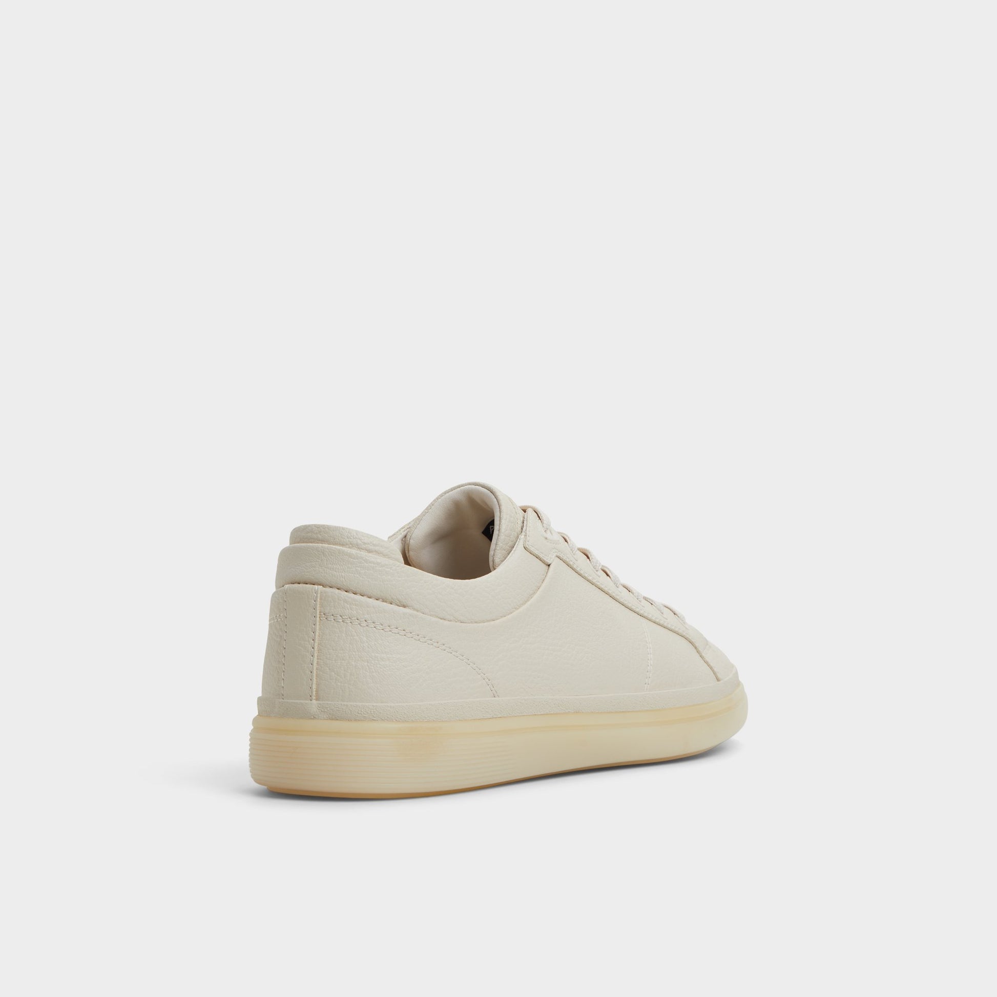 Three-quarter angle of Grey Multi Finespec Low top sneaker's back side