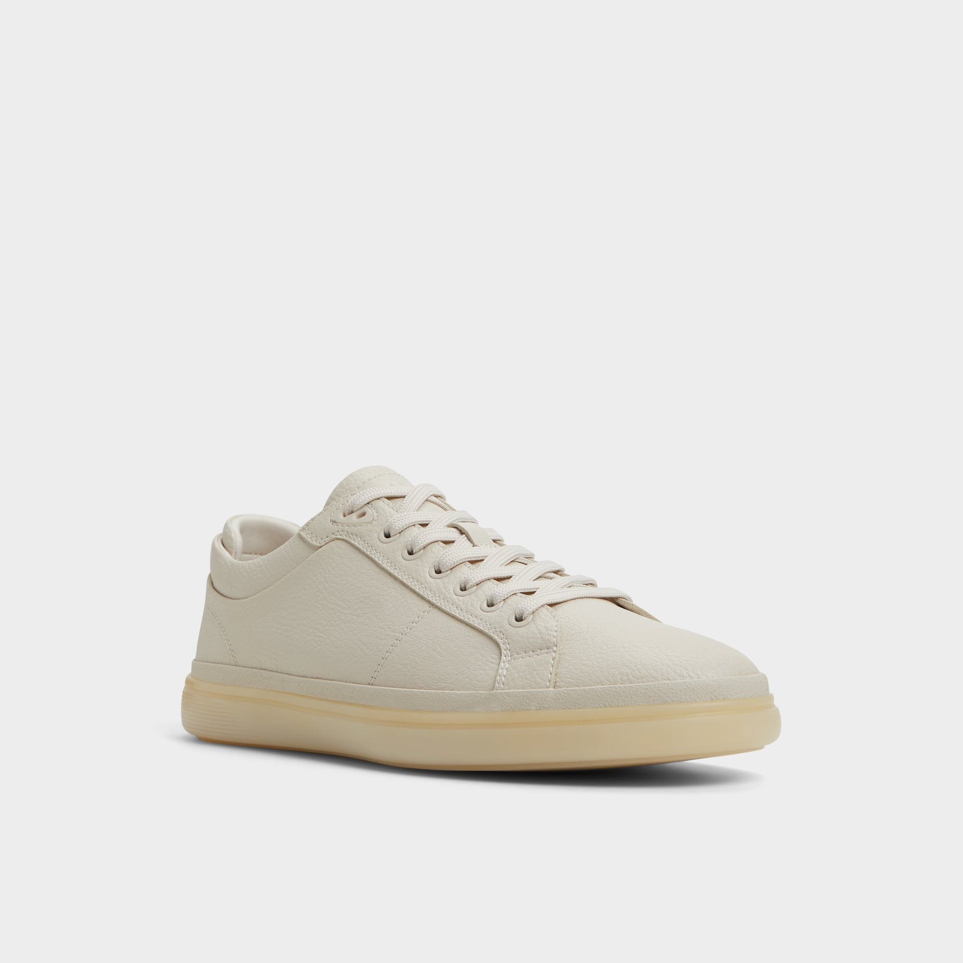 Three-quarter angle of Grey Multi Finespec Low top sneaker's front side