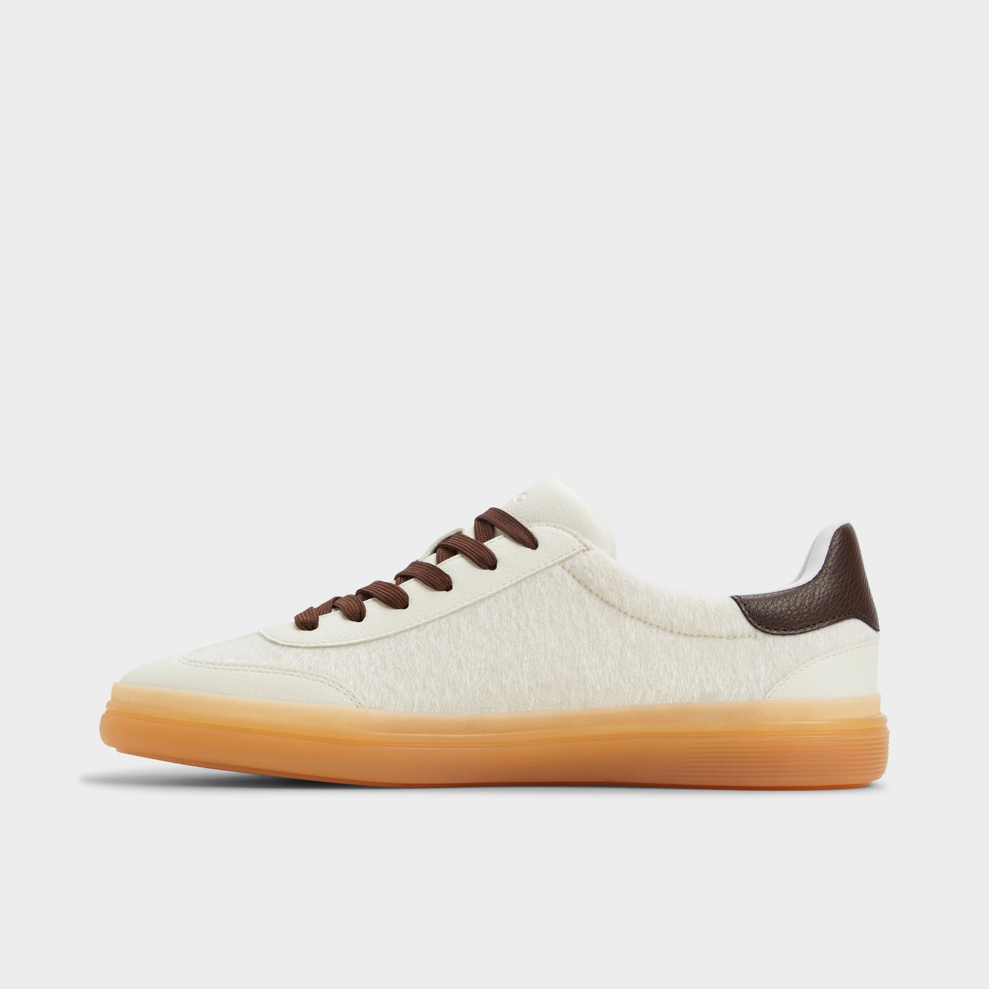 Side view of White Multi Lido Low top sneaker