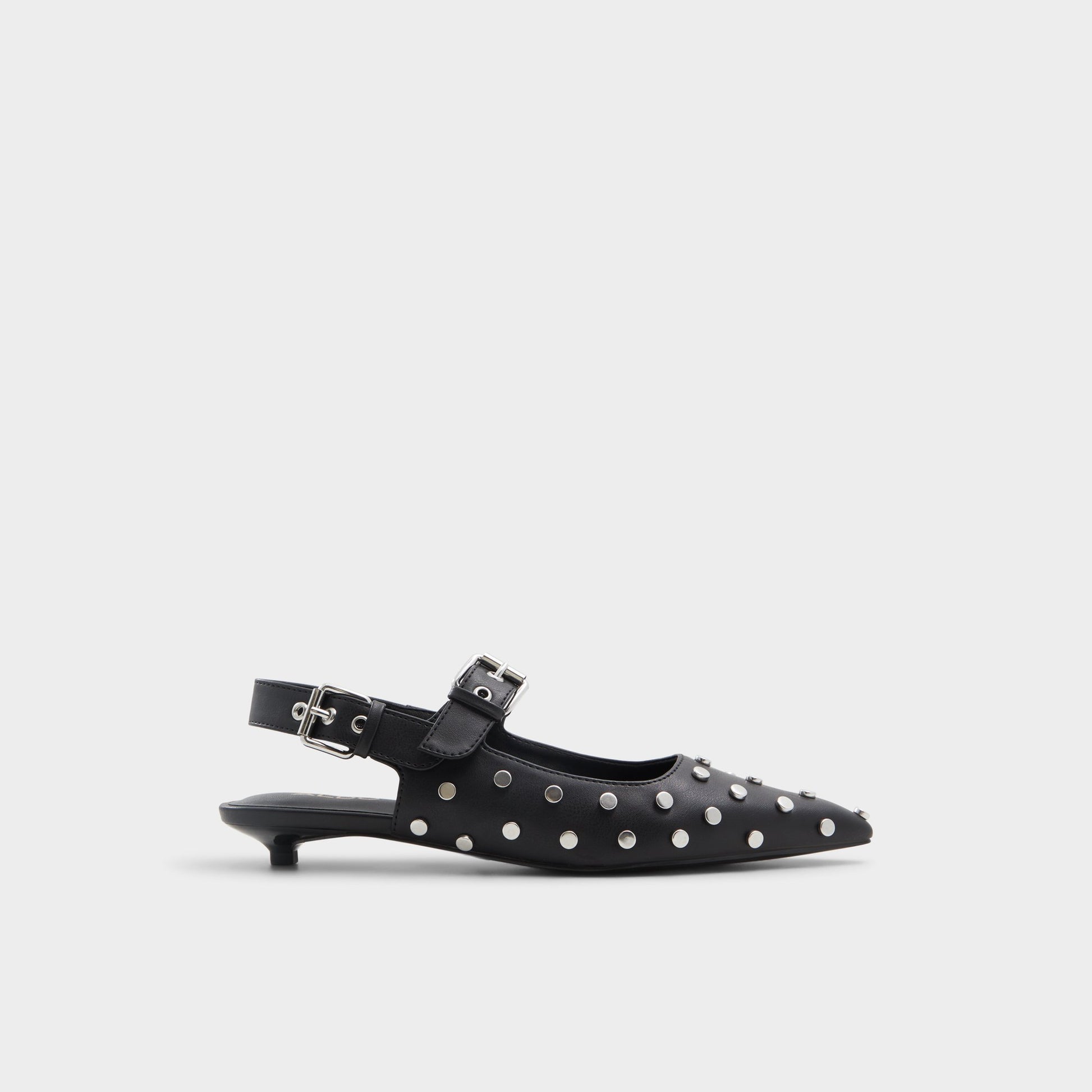Main View of Black Kellya Sling back high heel for Womens