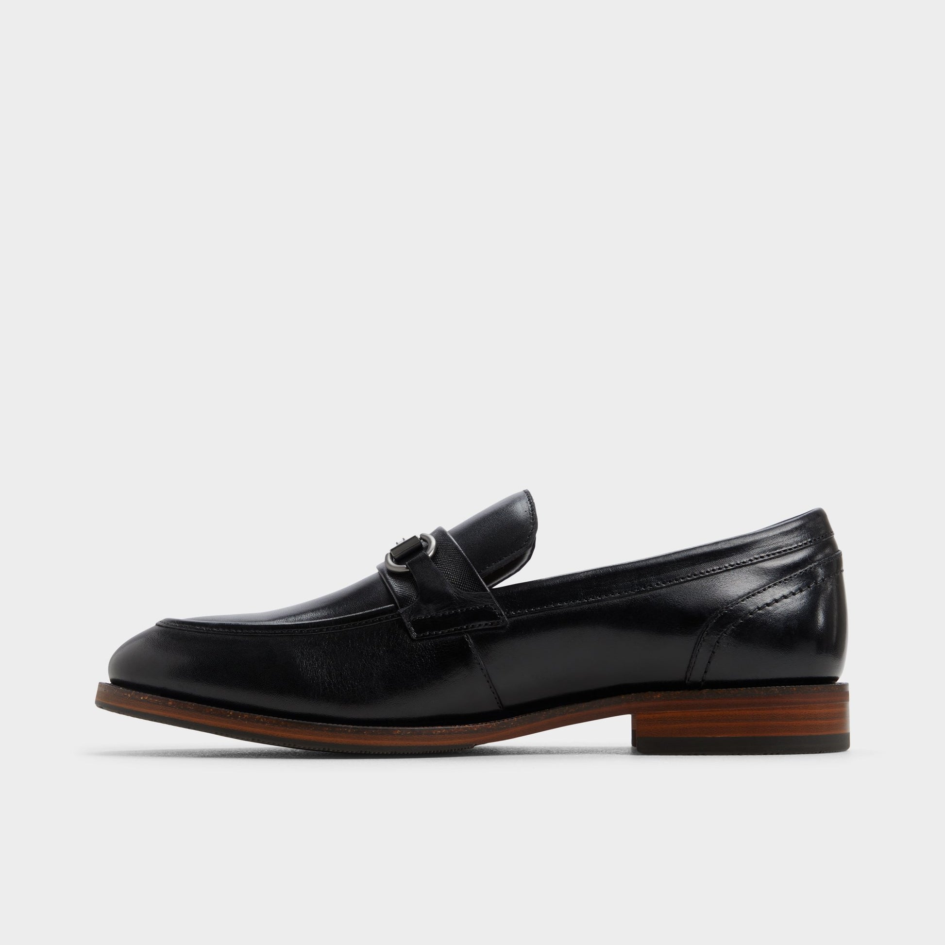 Side view of Black Bornes Loafer