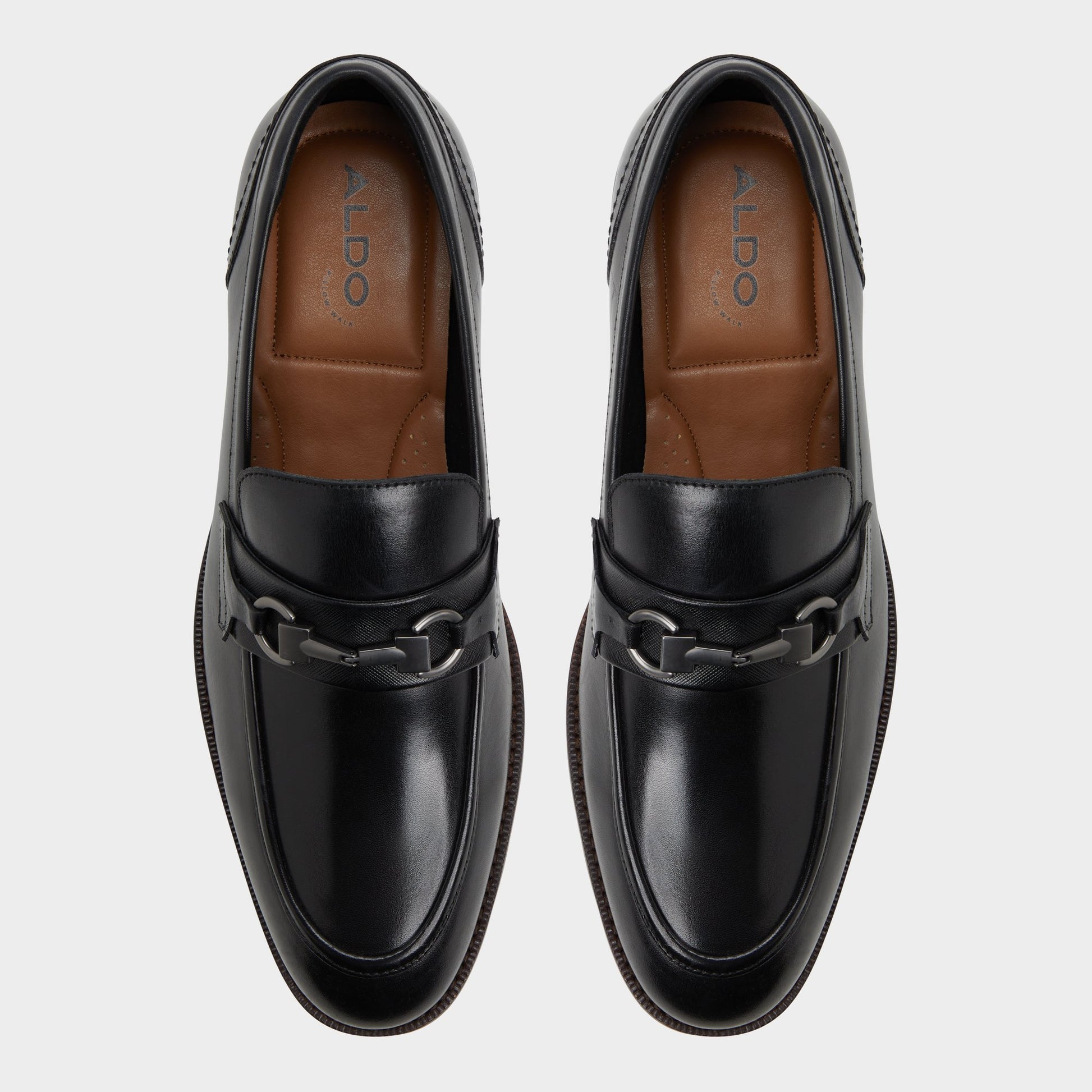 Top-down view of the Black Bornes Loafer