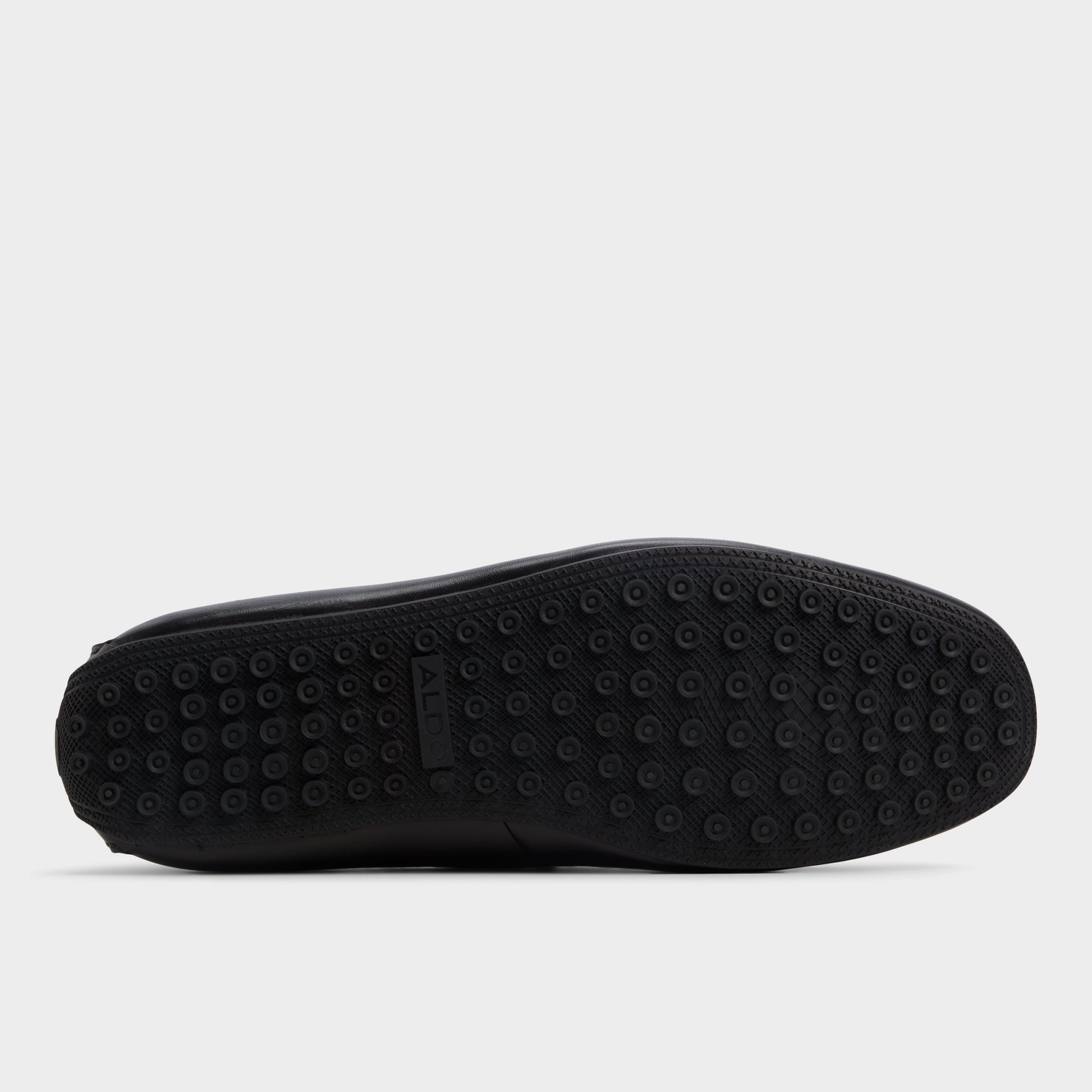 View of Black Ederrac Driving shoe's sole