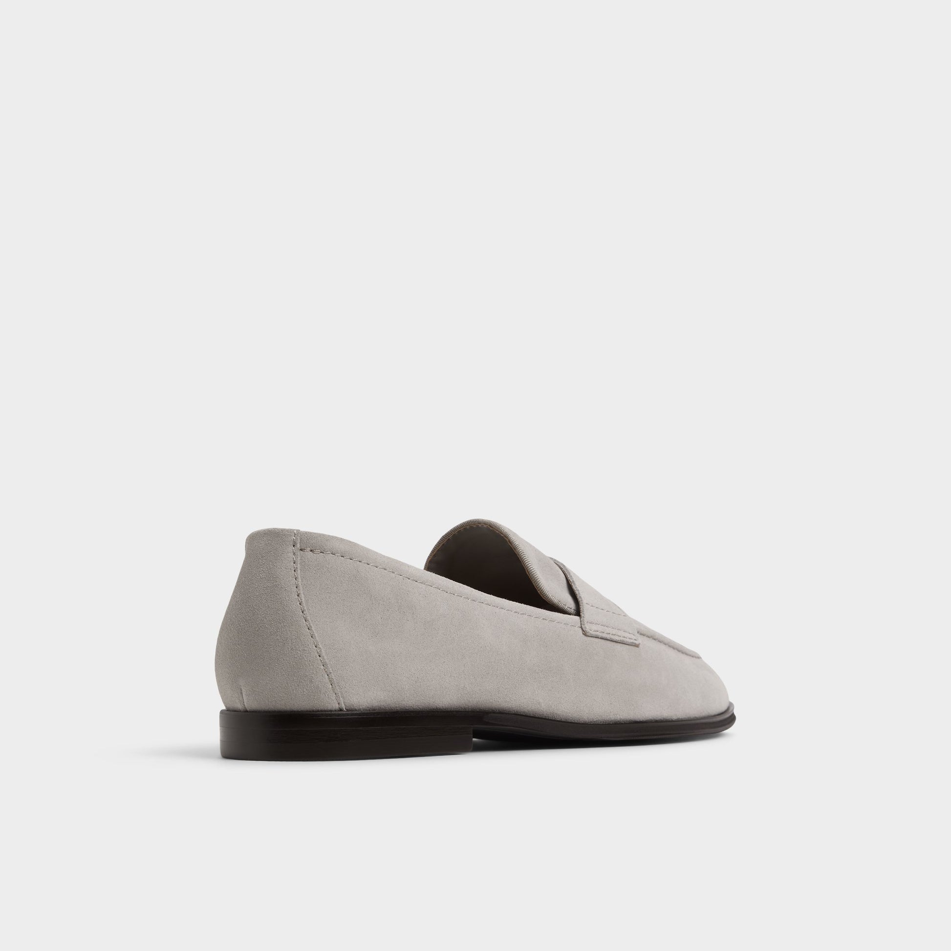 Three-quarter angle of Light Grey Journey Loafer's back side