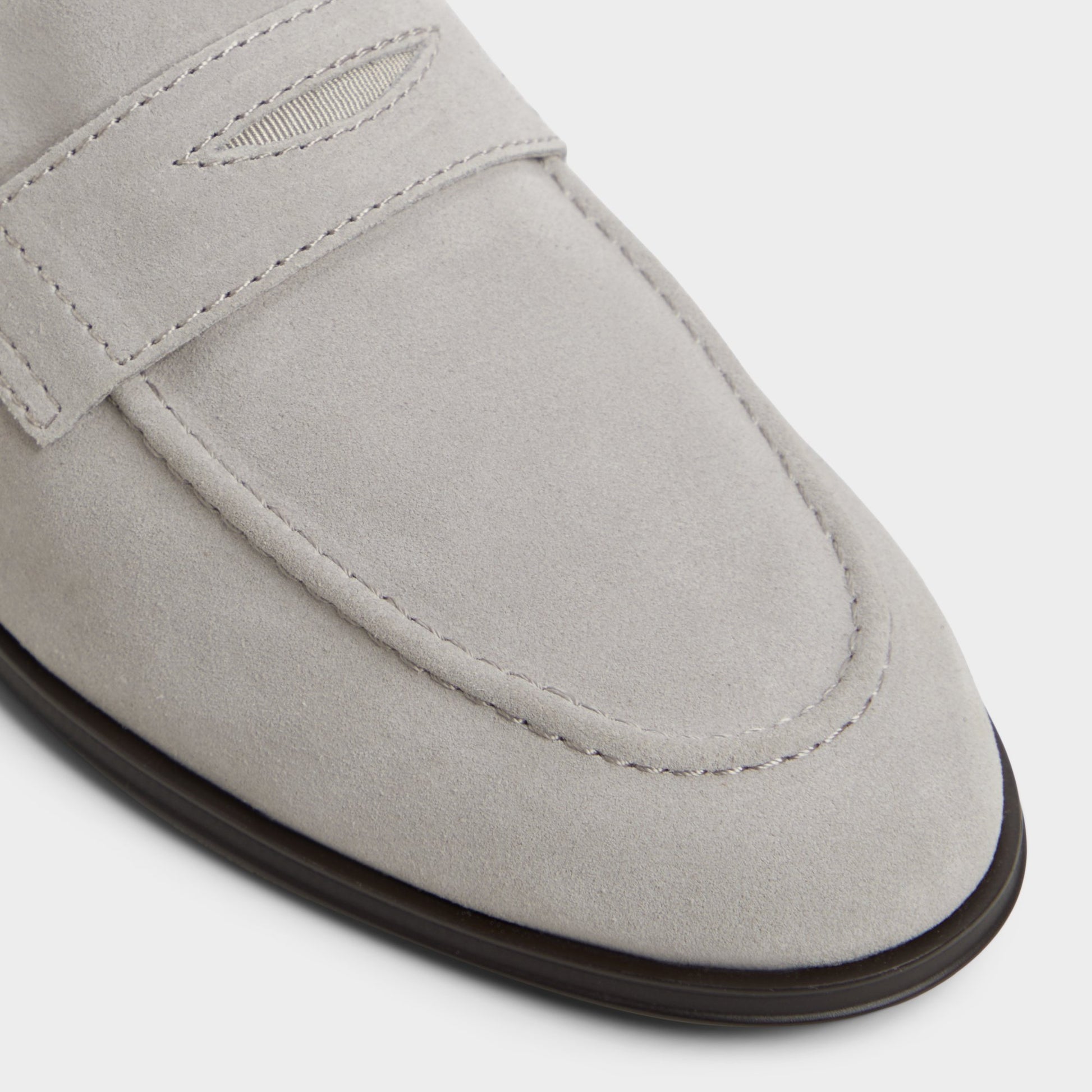 Close-up of the Light Grey Journey Loafer