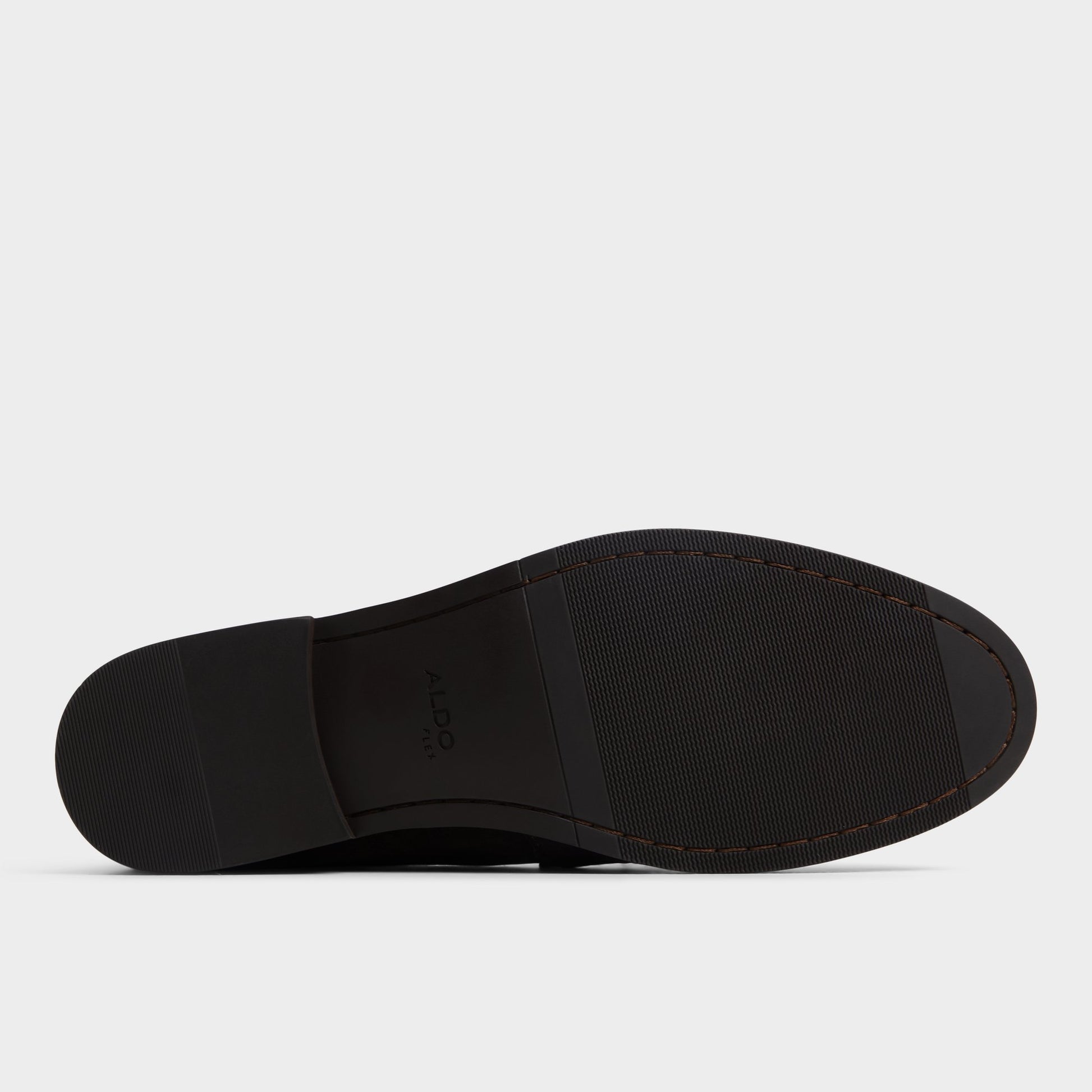 View of Brown Journey Loafer's sole