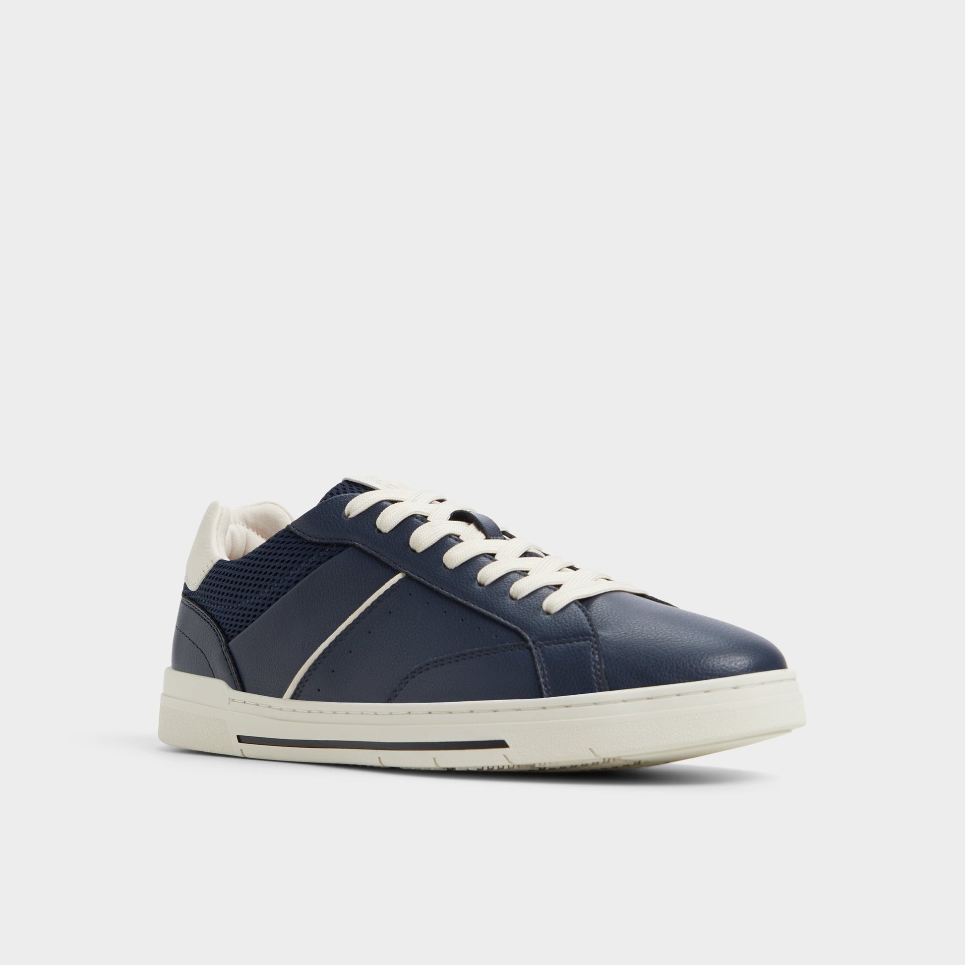 Three-quarter angle of Other Navy Matchpoint Low top sneaker's front side