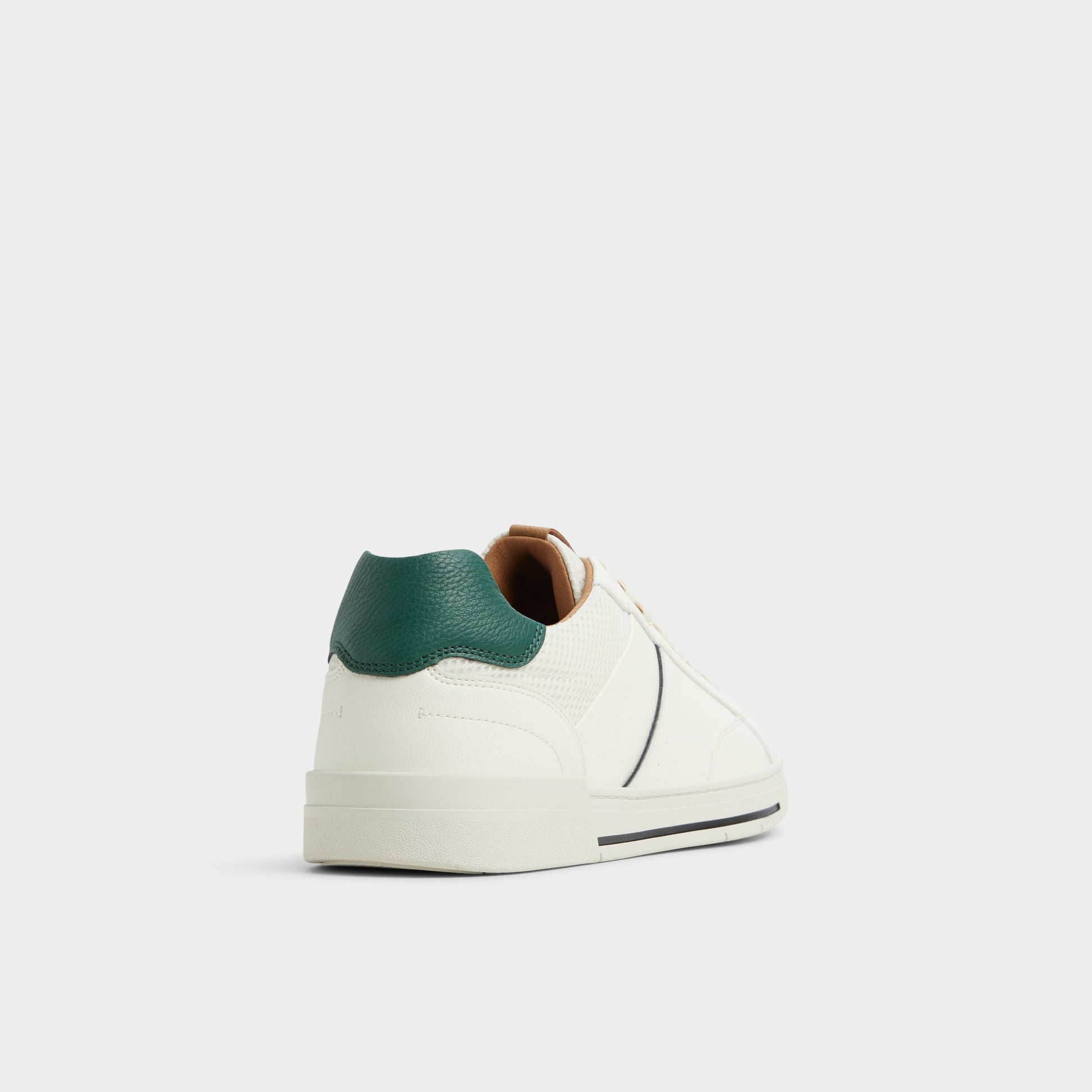Three-quarter angle of Open Natural Matchpoint Low top sneaker's back side