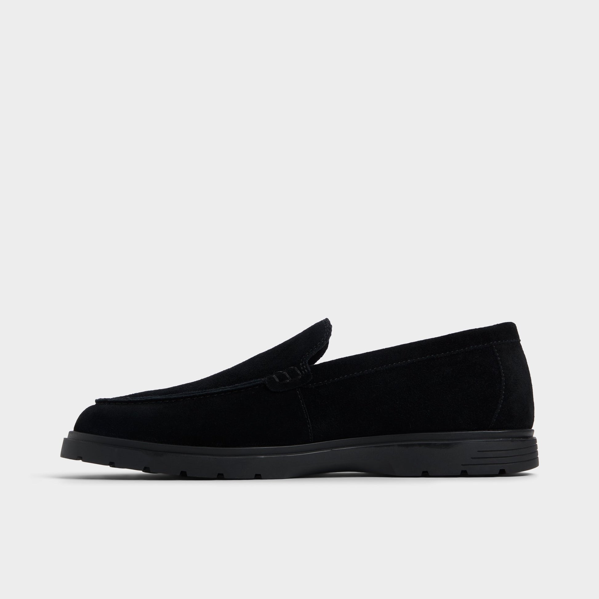 Side view of Black/Black Seatide Loafer
