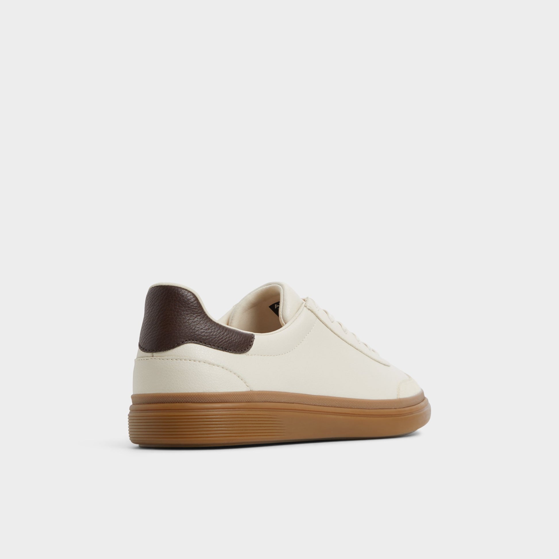 Three-quarter angle of Open Natural Lido Low top sneaker's back side
