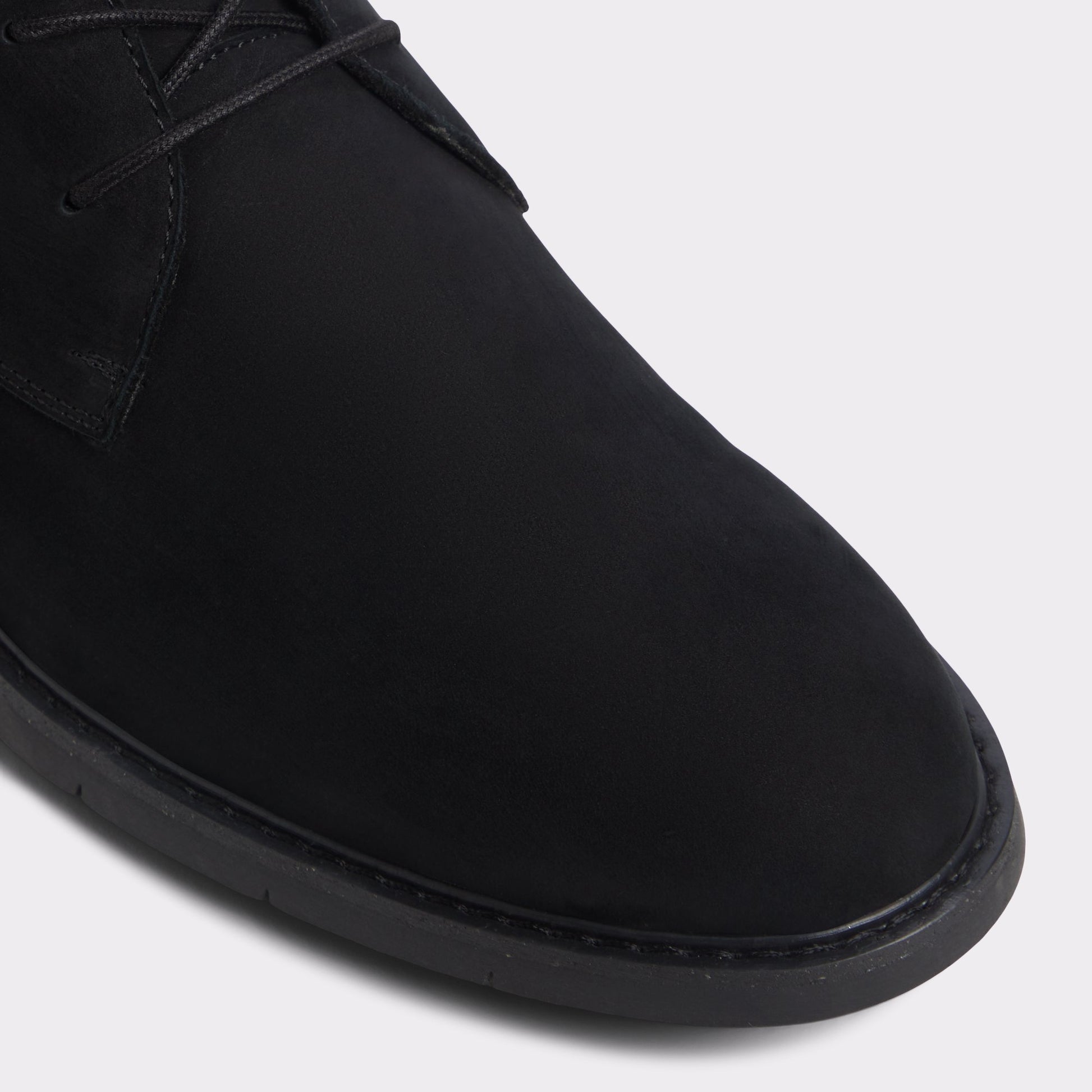 Close-up of the Black Brisbane Lace-up boot