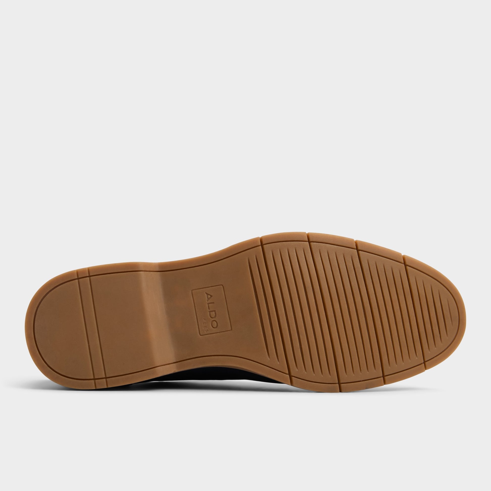 View of Open Navy Faro Oxford shoe's sole