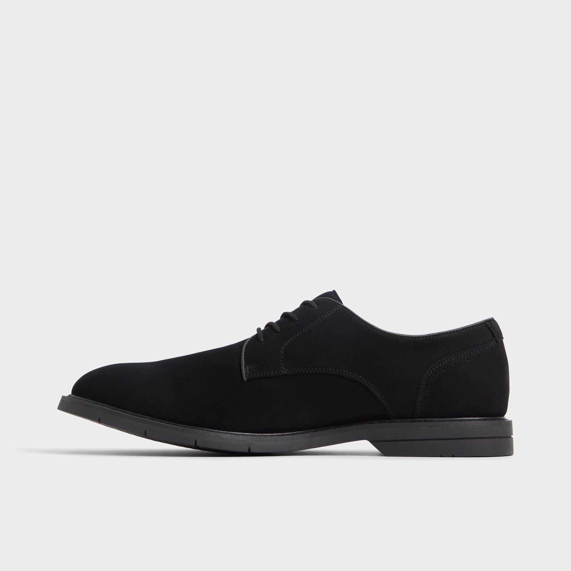 Side view of Black Faro Oxford shoe