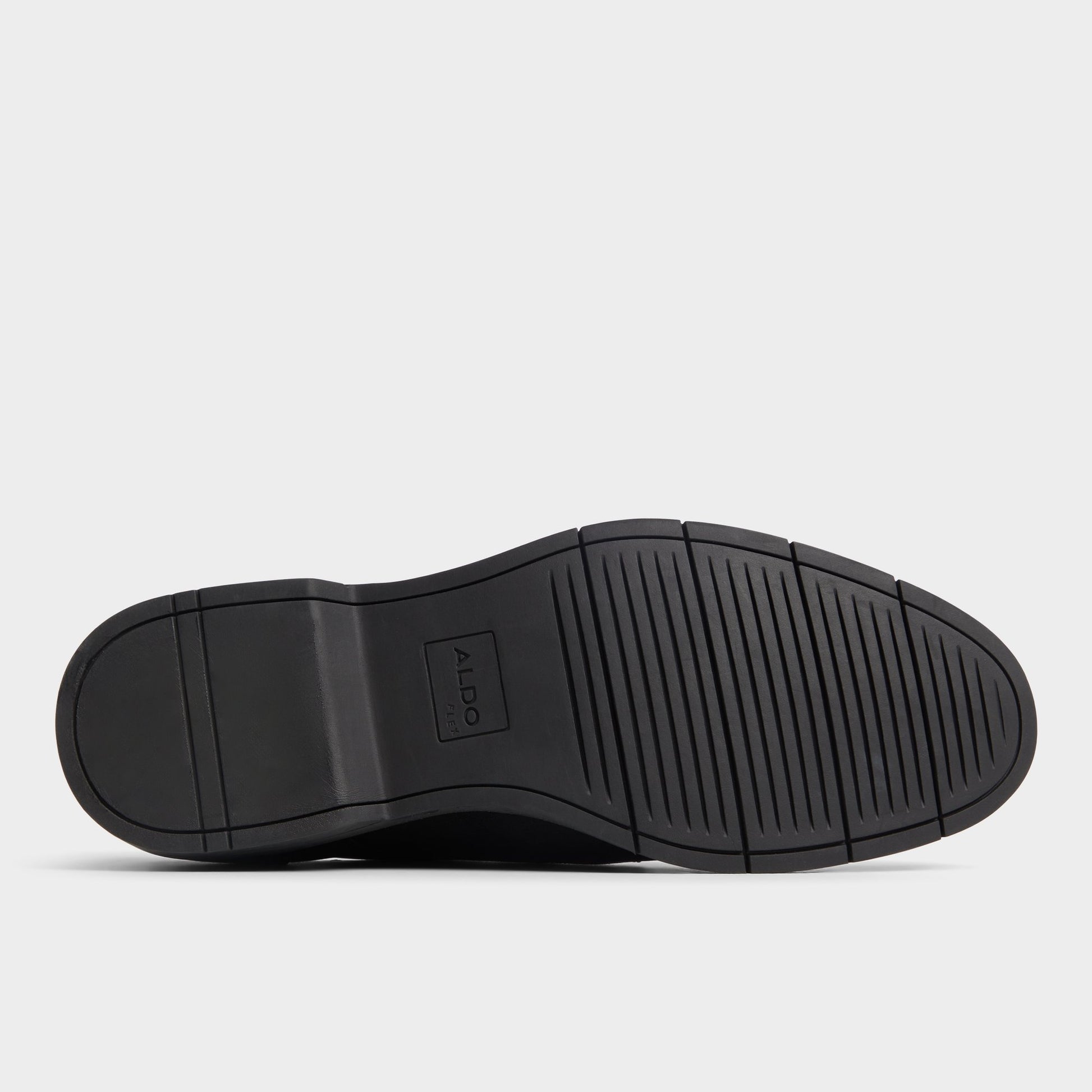 View of Black Faro Oxford shoe's sole