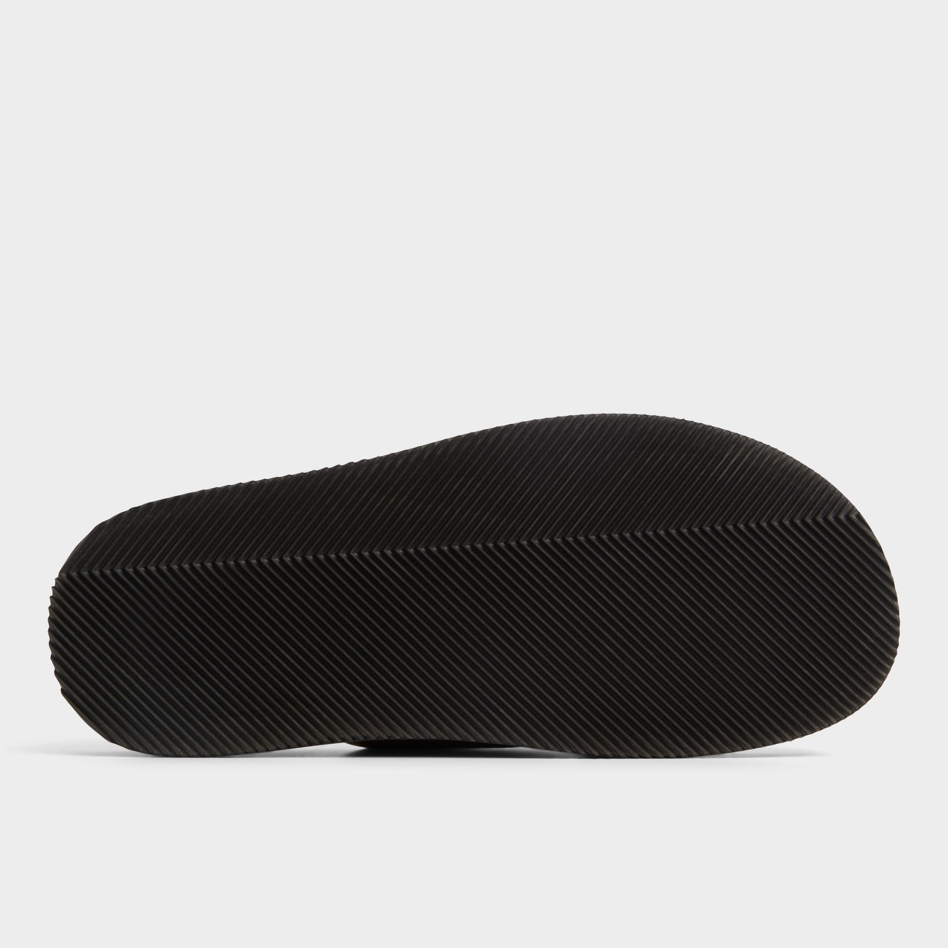 View of Cognac Marrin Slide sandal's sole