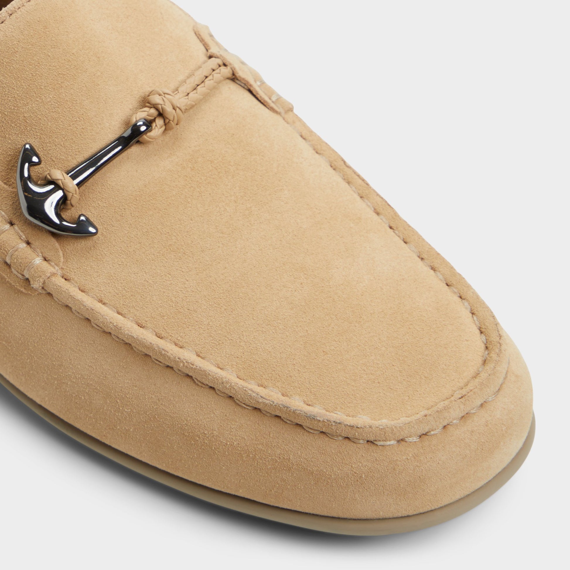 Gros plan de la Beige Wilbart Mocassin