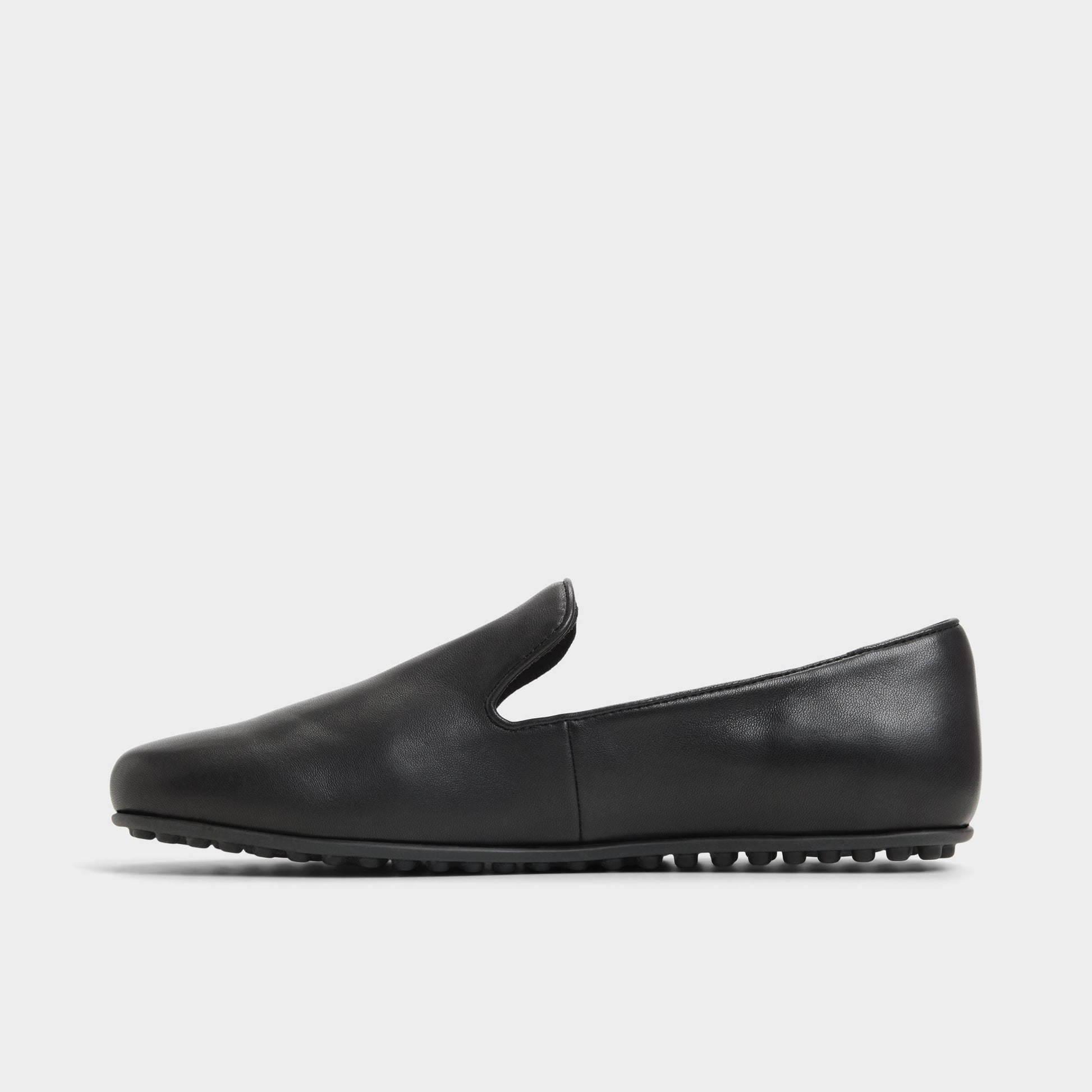 Side view of Black Resolute Driving shoe