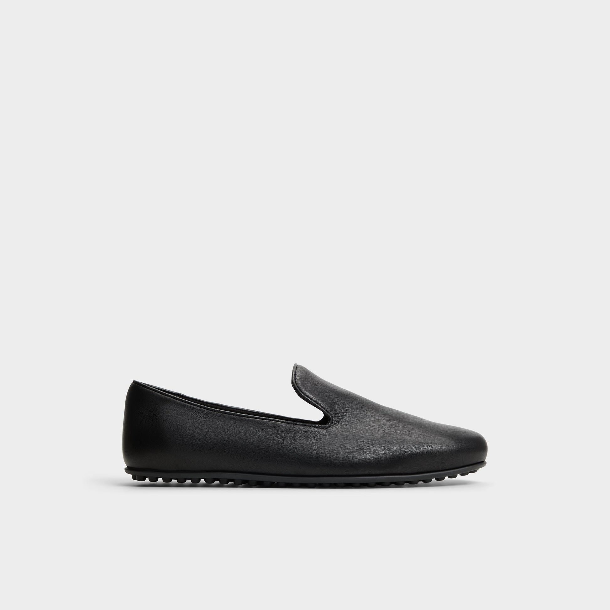 Main View of Black Resolute Driving shoe for Mens