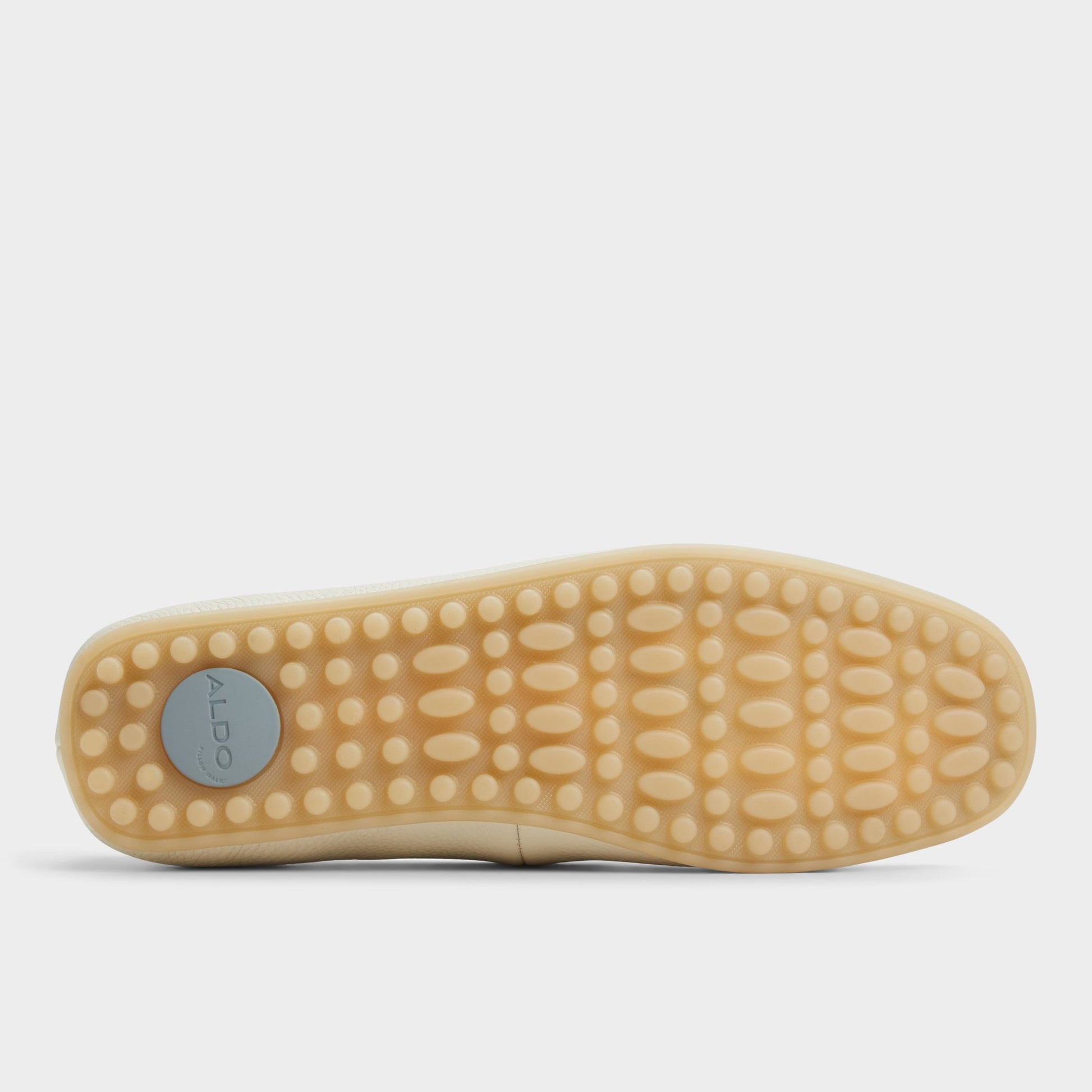 View of Ivory Resolute Driving shoe's sole