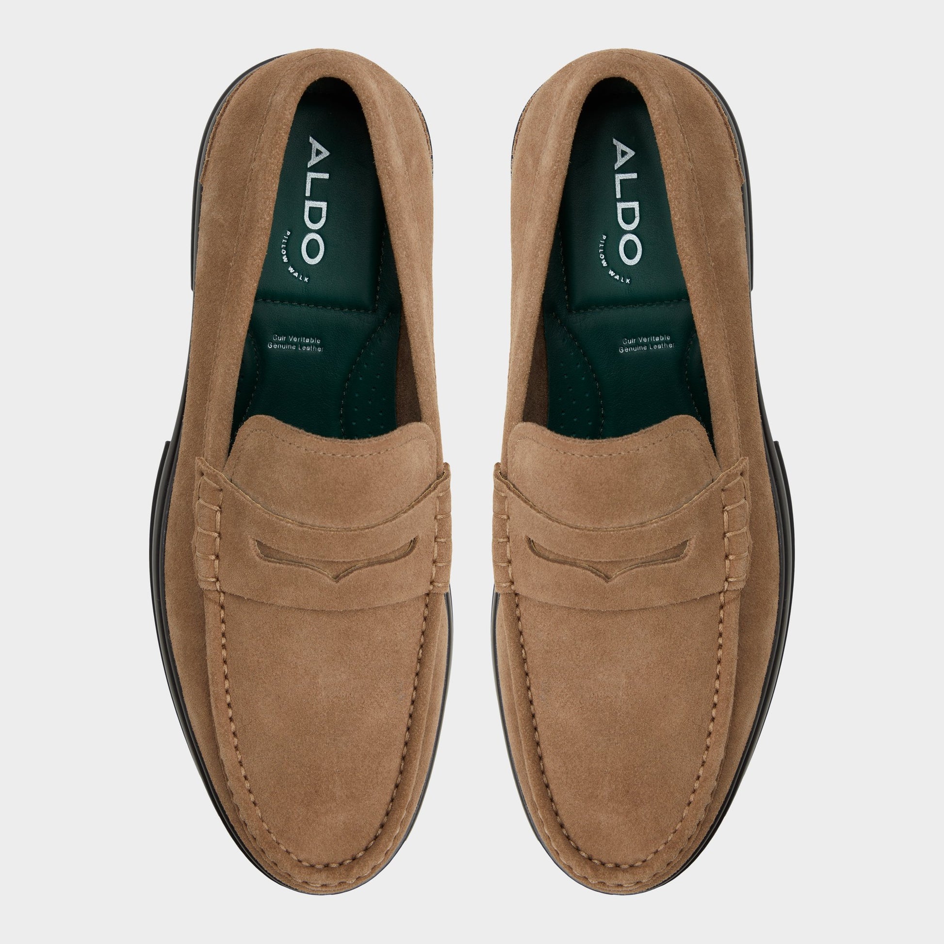 Top-down view of the Other Brown Tucker Loafer