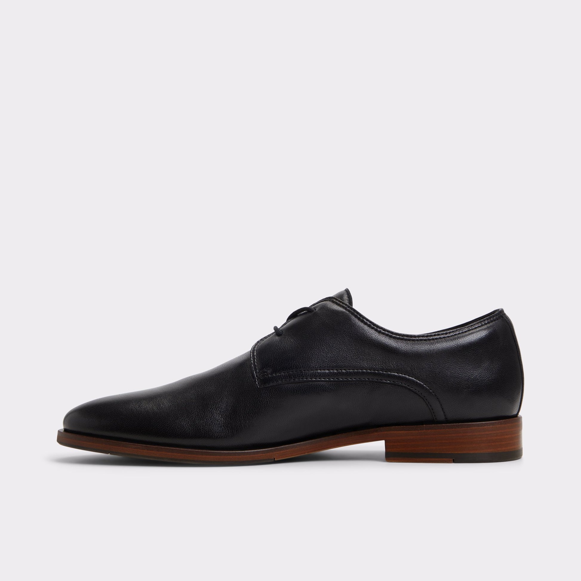 Side view of Black Shirdon Derby shoe