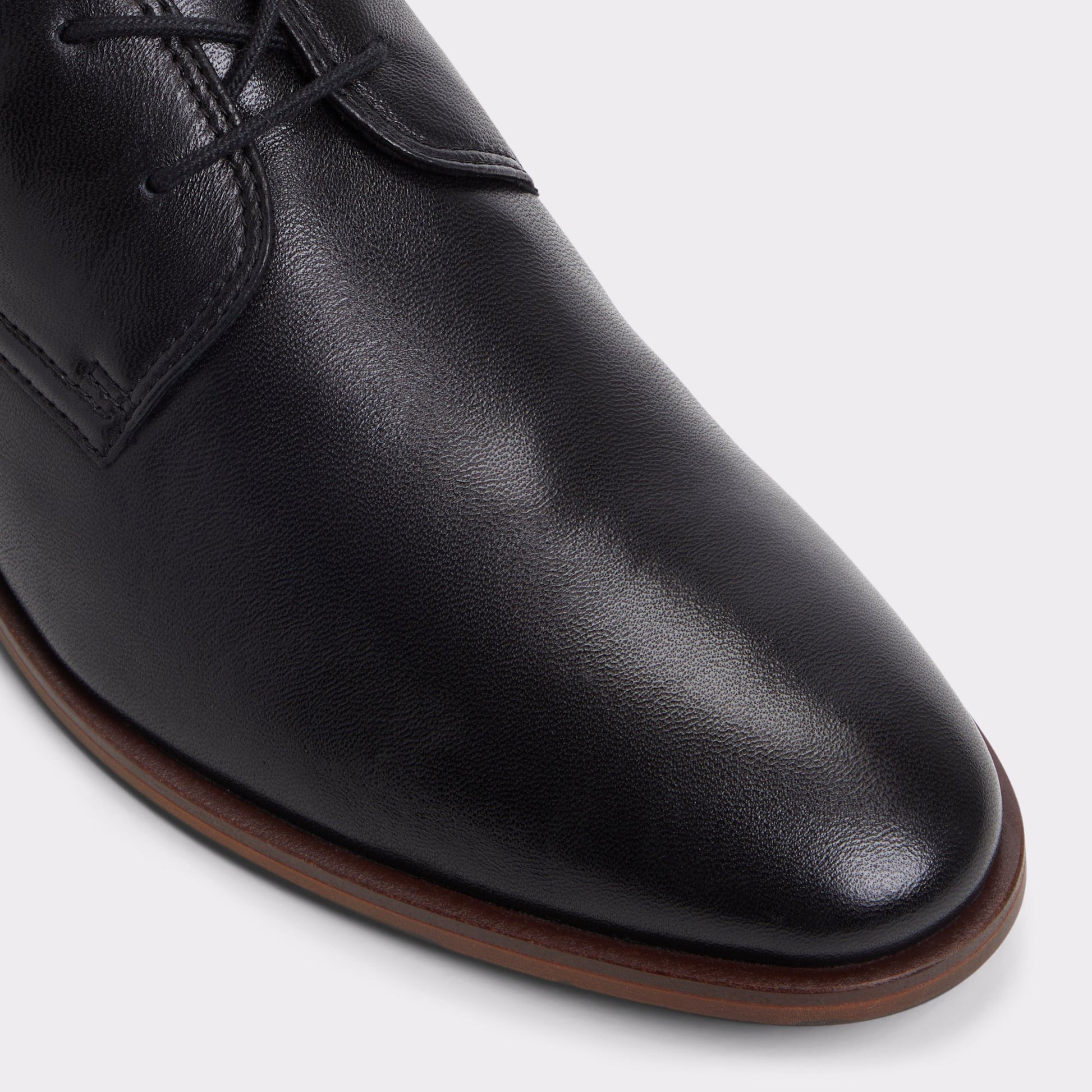 Close-up of the Black Shirdon Derby shoe
