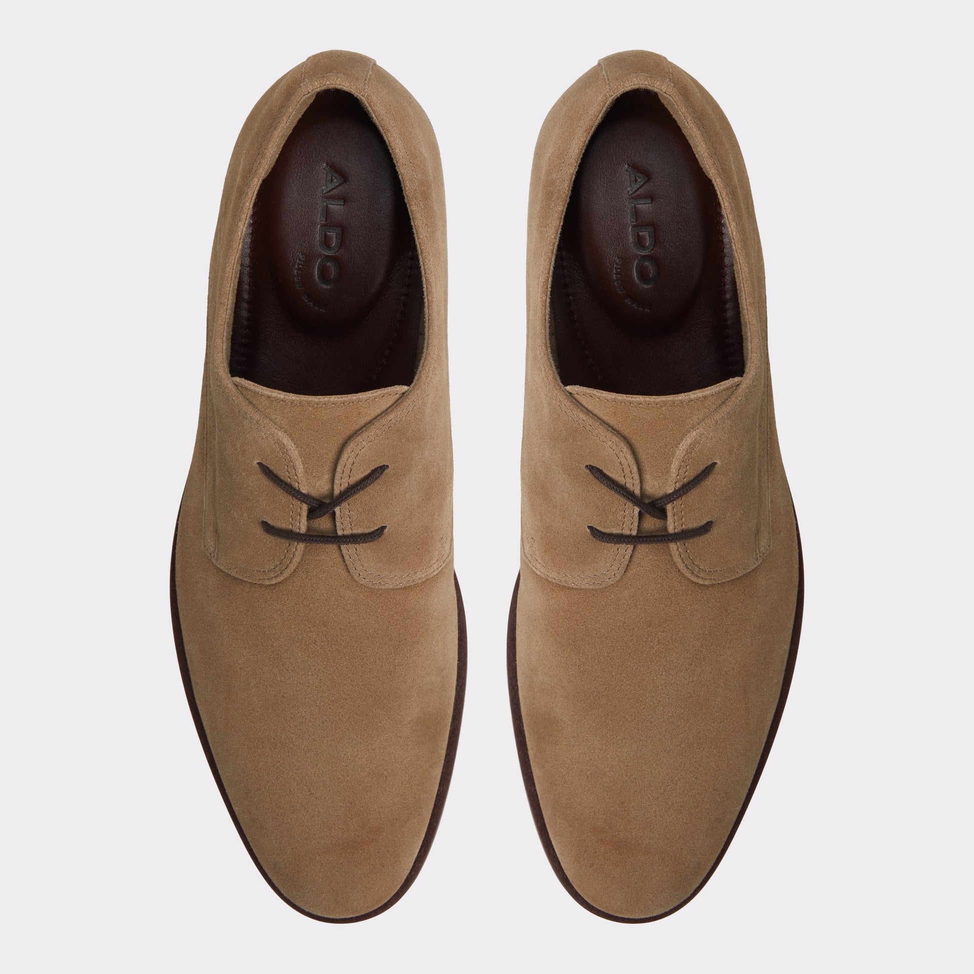 Top-down view of the Other Brown Shirdon Derby shoe