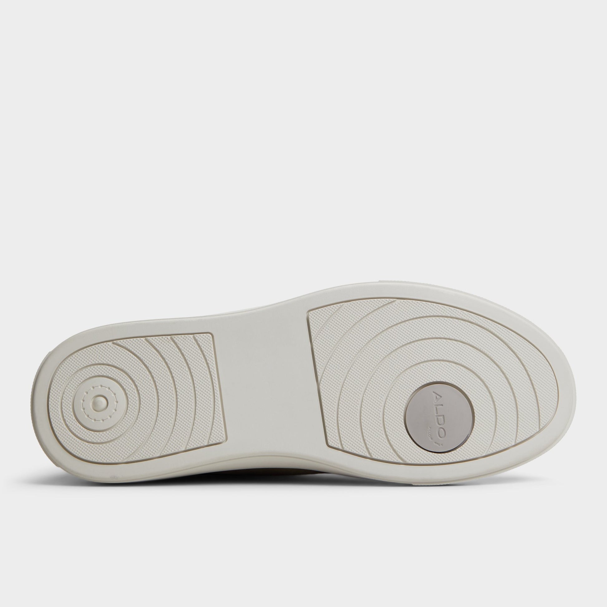 View of Beige Abbott Slip-on sneaker's sole