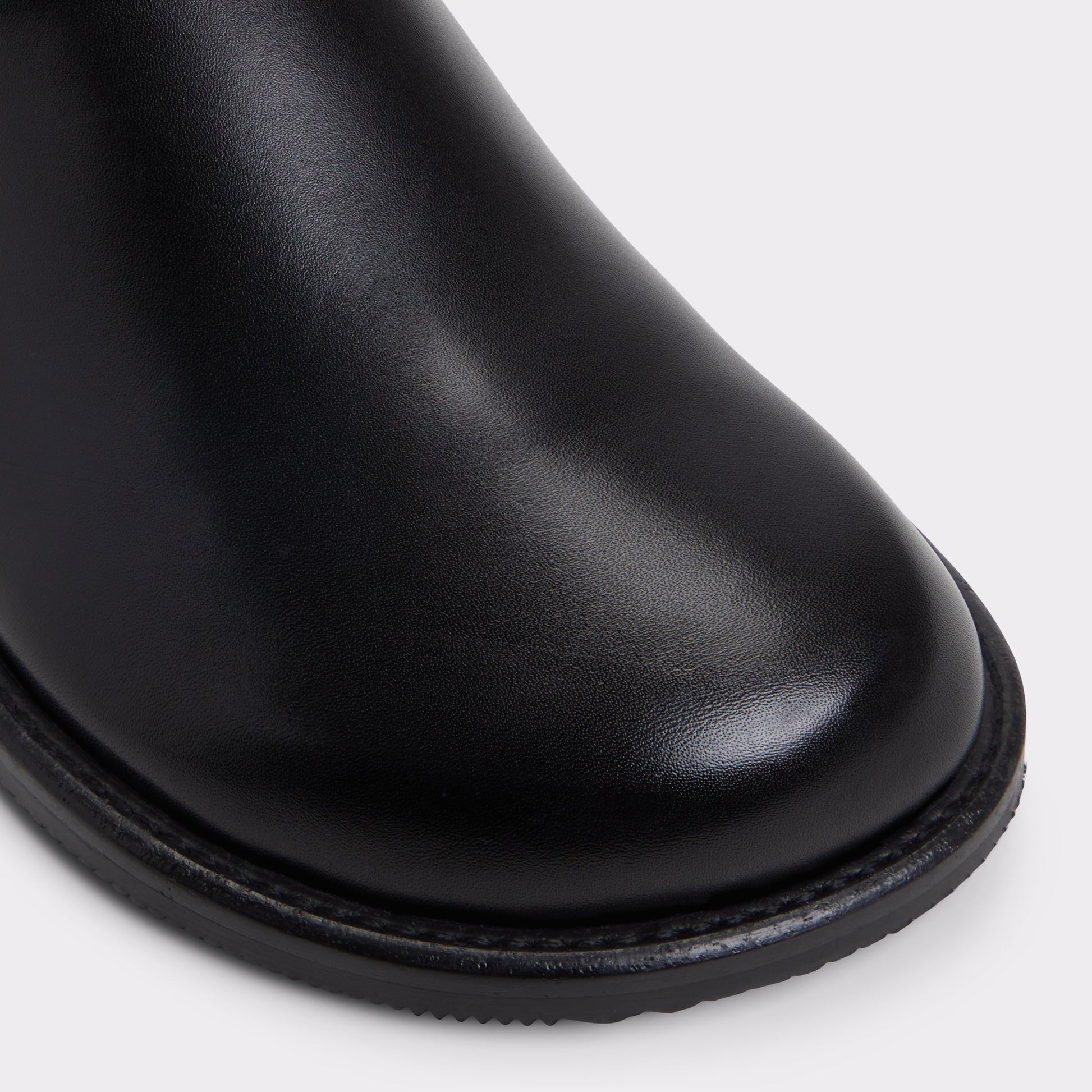 Close-up of the Open Black Optimism Mule