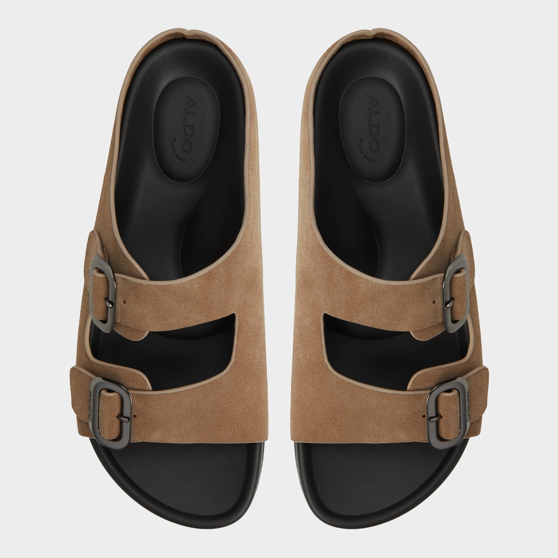 Top-down view of the Other Brown Kennebunk Slide sandal
