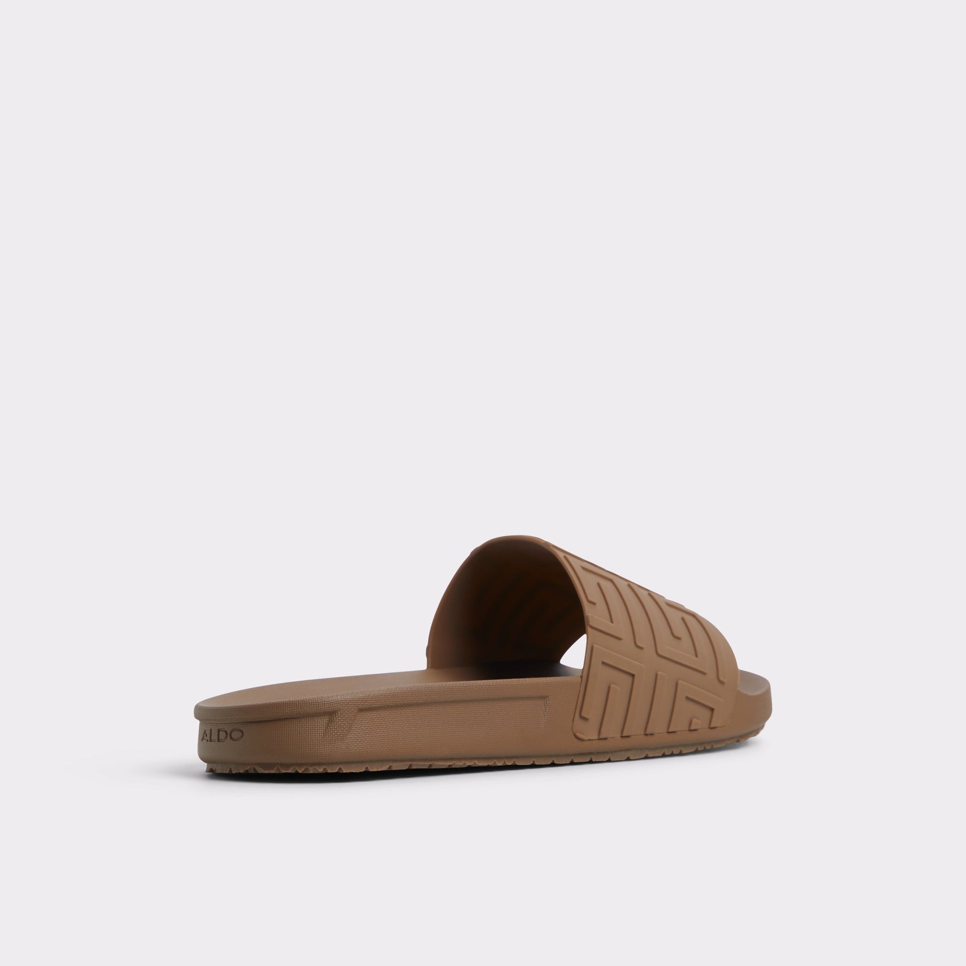 Three-quarter angle of Other Brown Atrani Slide sandal's back side