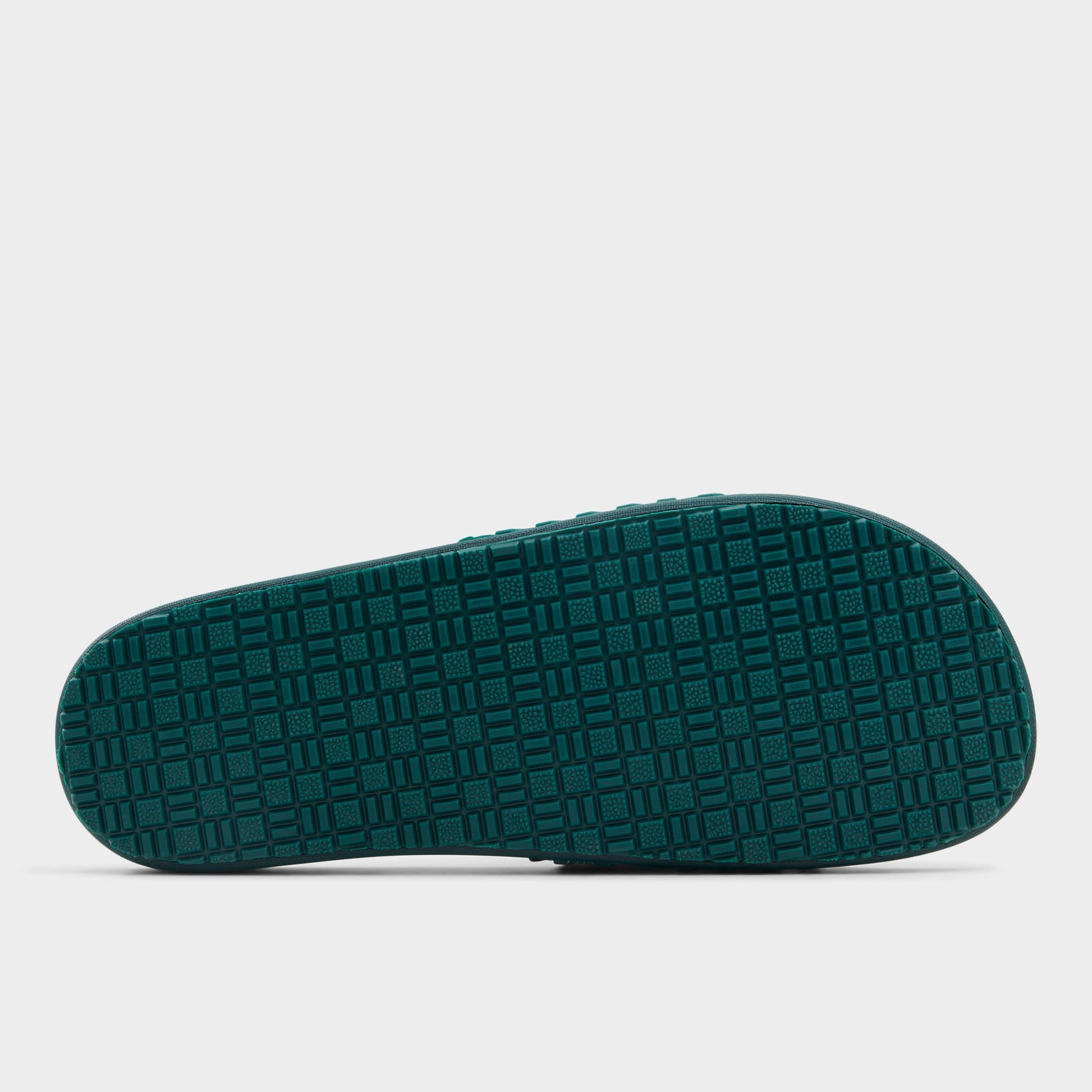 View of Green Atrani Slide sandal's sole