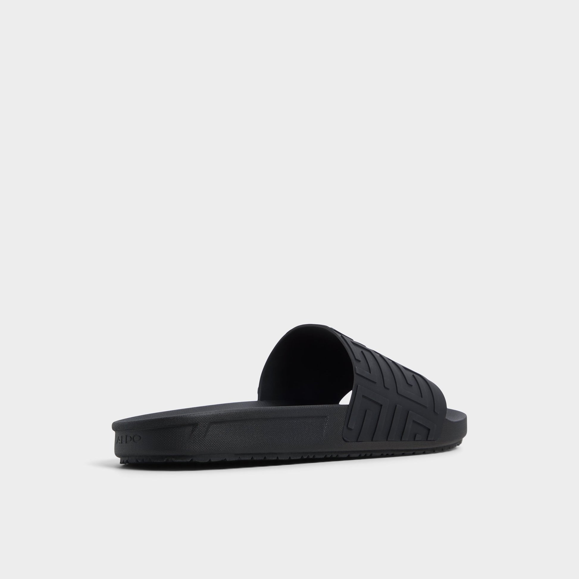 Atrani Black Men's Slides - Main Image