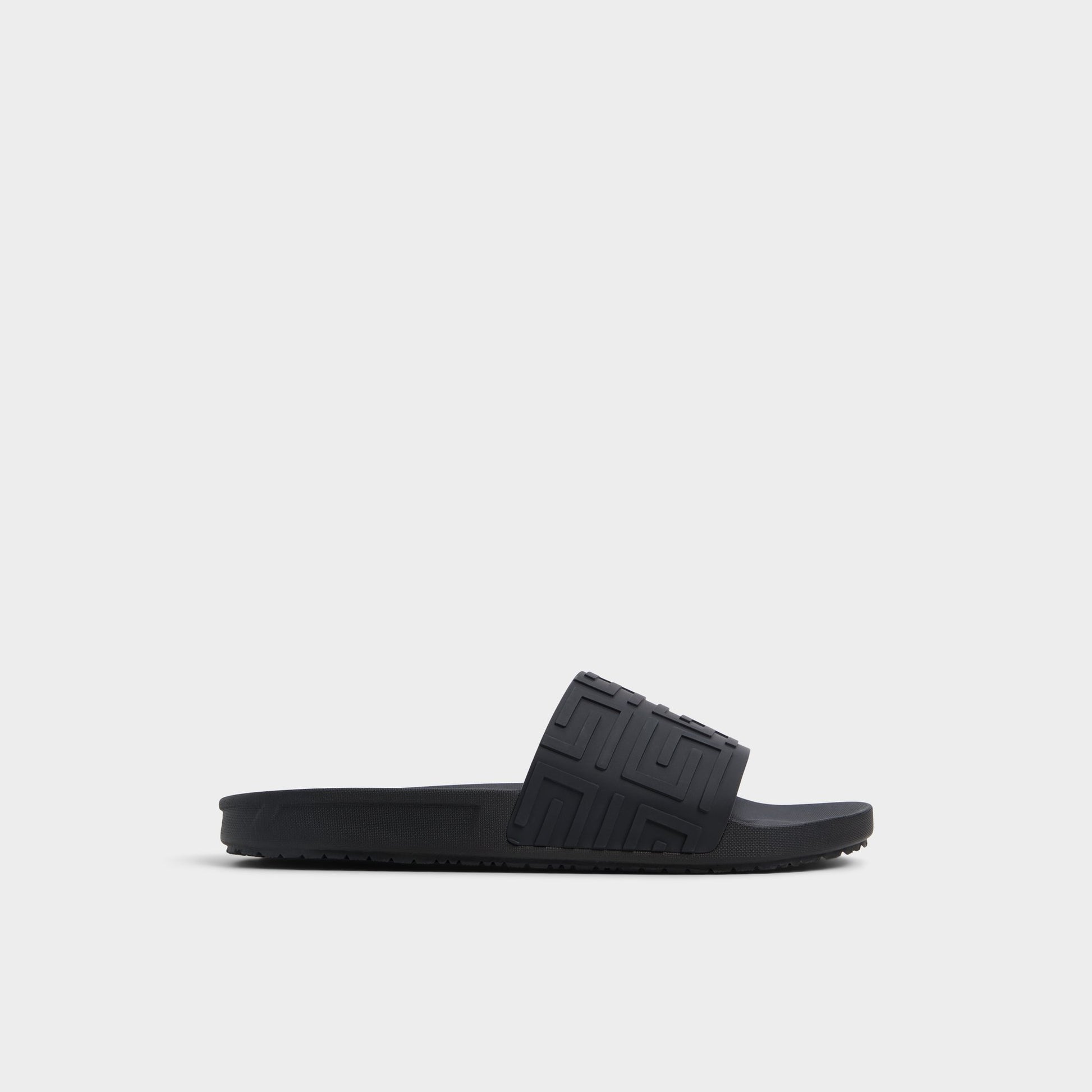 Main View of Black Atrani Slide sandal for Mens