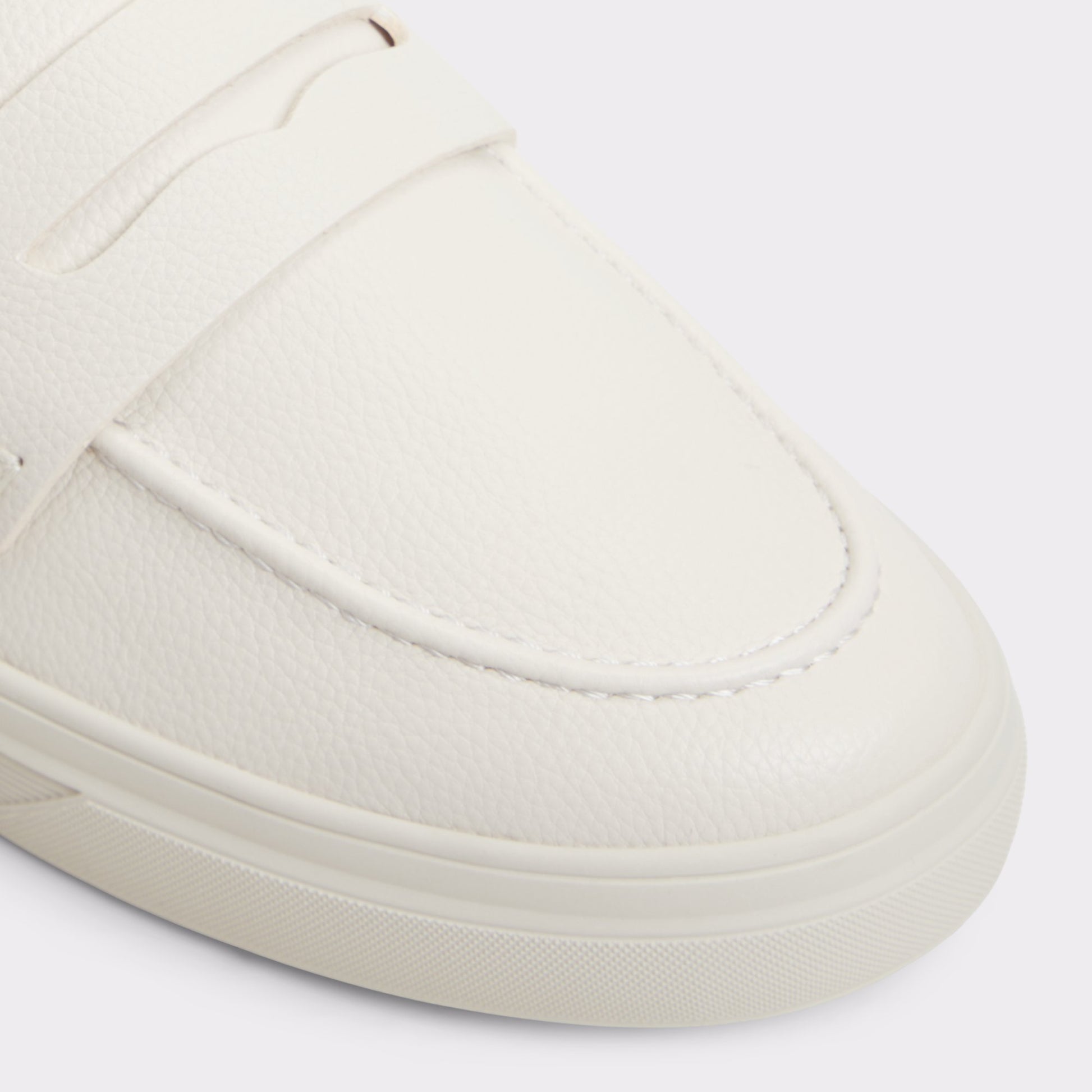 Close-up of the Light Beige Seafarer Boat shoe