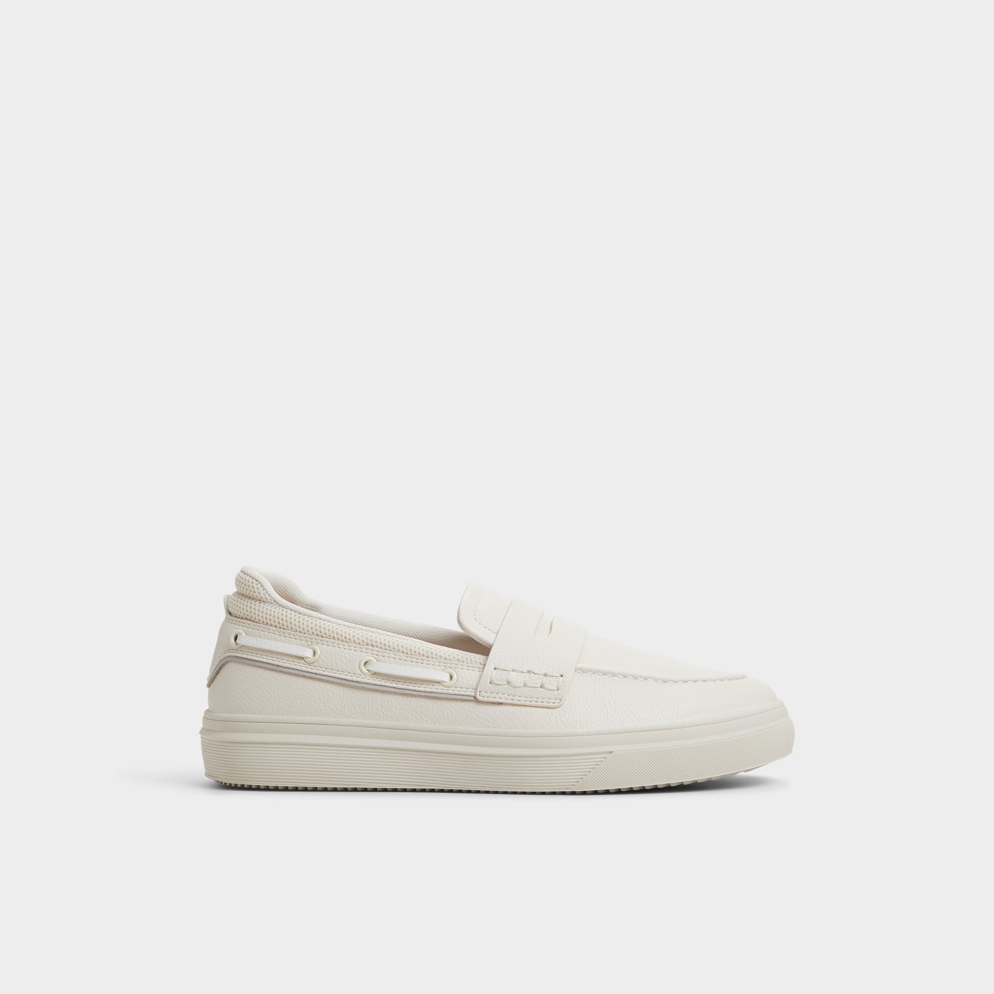 Main View of Light Beige Seafarer Boat shoe for Mens