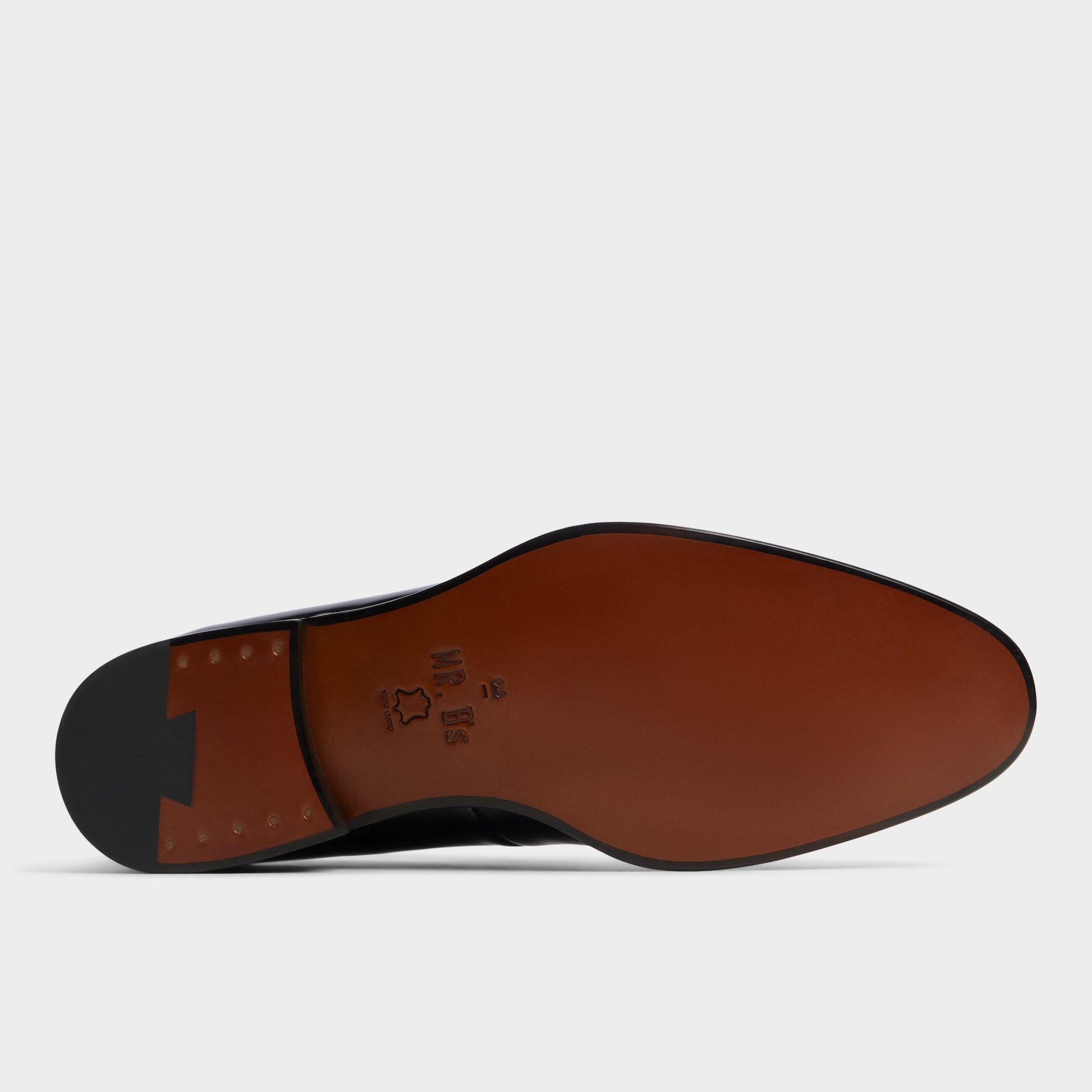 View of Black Pendleton Loafer's sole