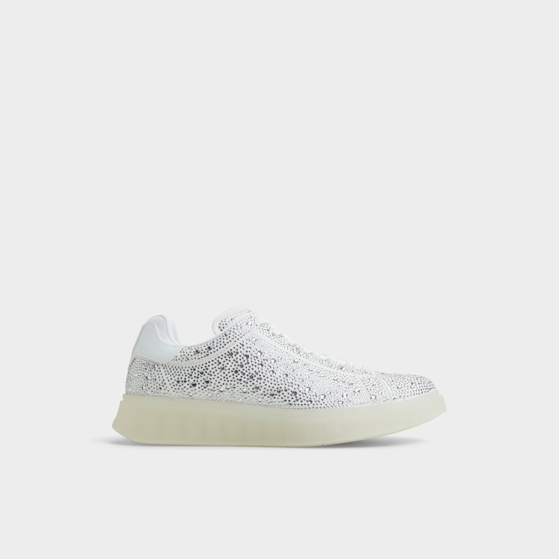 Main View of White Multi Cuore Low top sneaker for Mens