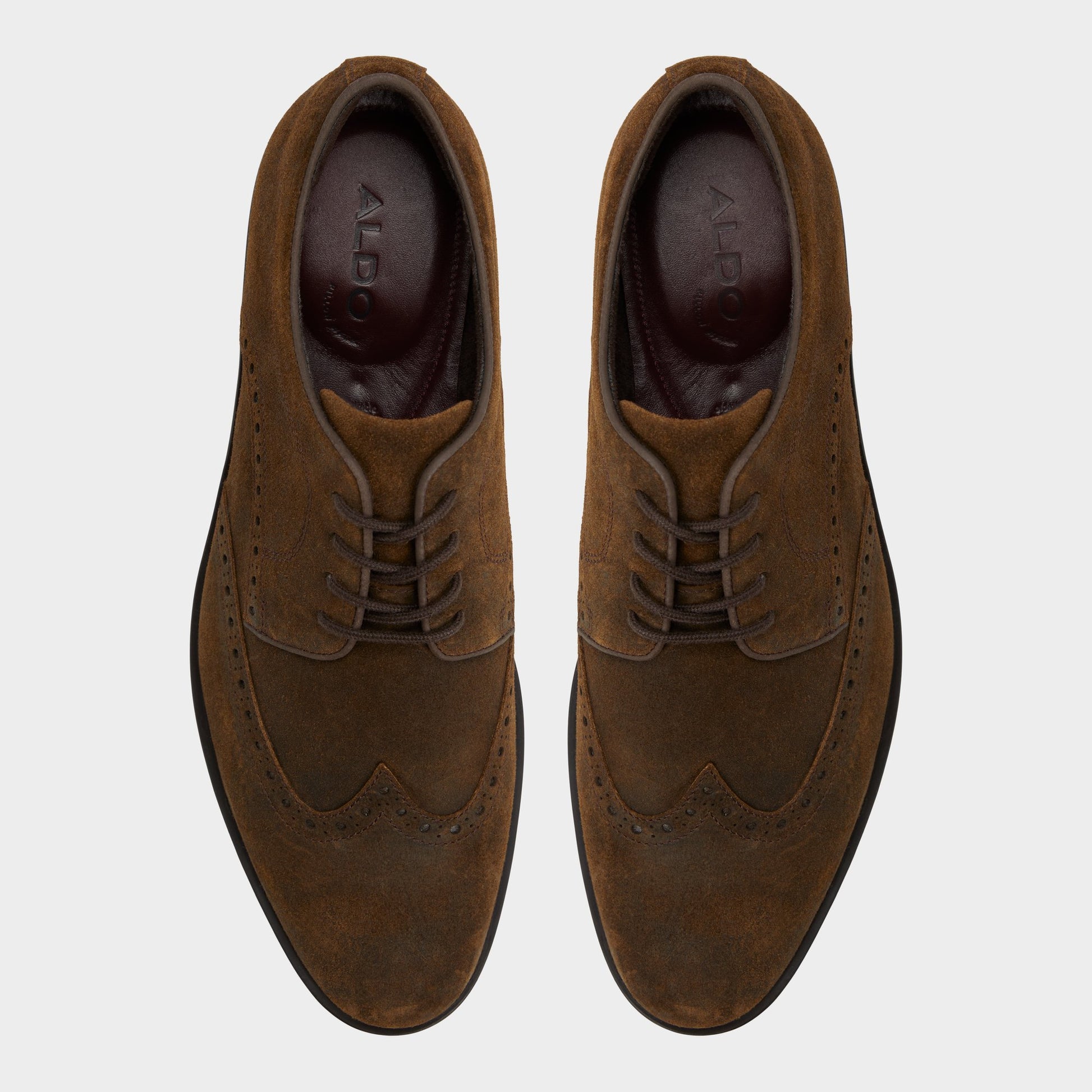 Top-down view of the Other Brown Sargasso Oxford shoe