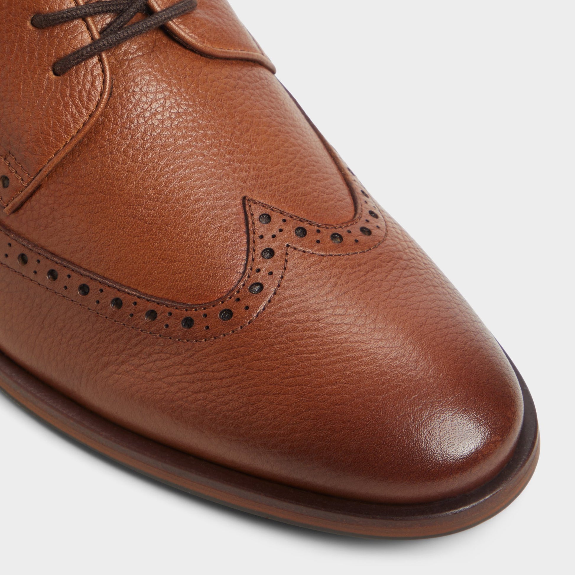 Close-up of the Cognac Sargasso Oxford shoe