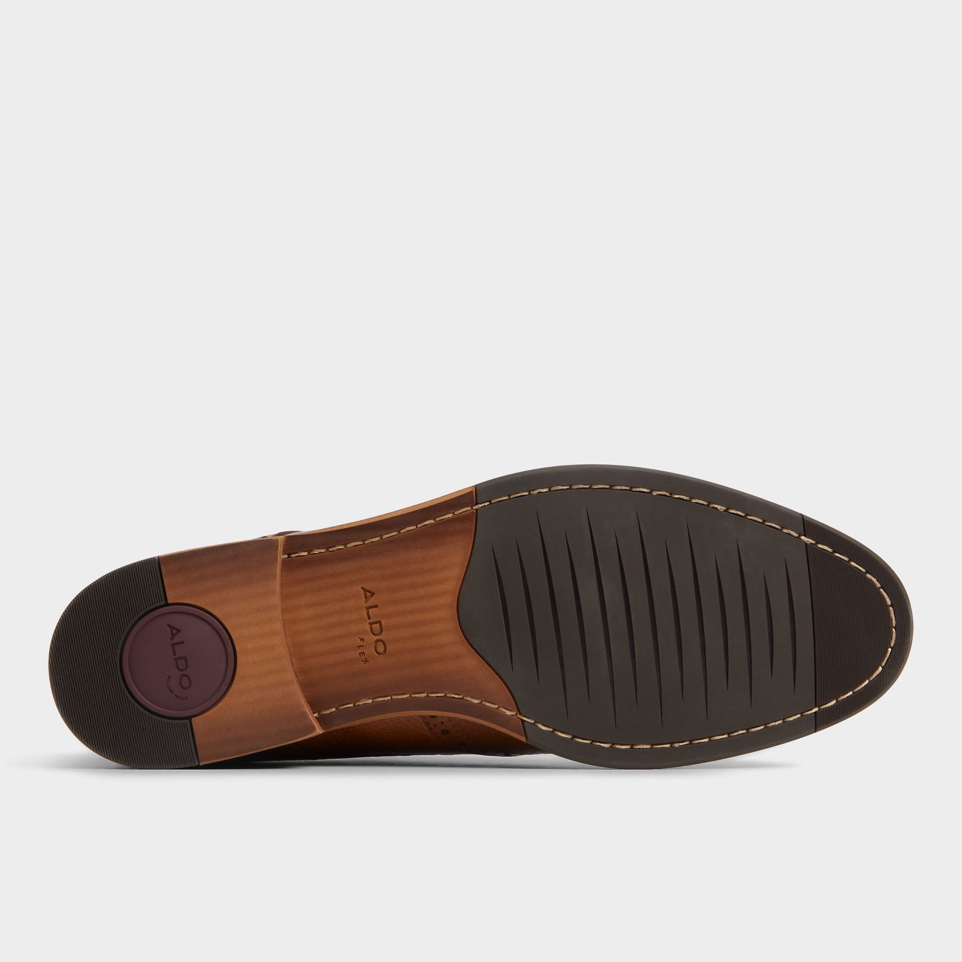 View of Cognac Sargasso Oxford shoe's sole