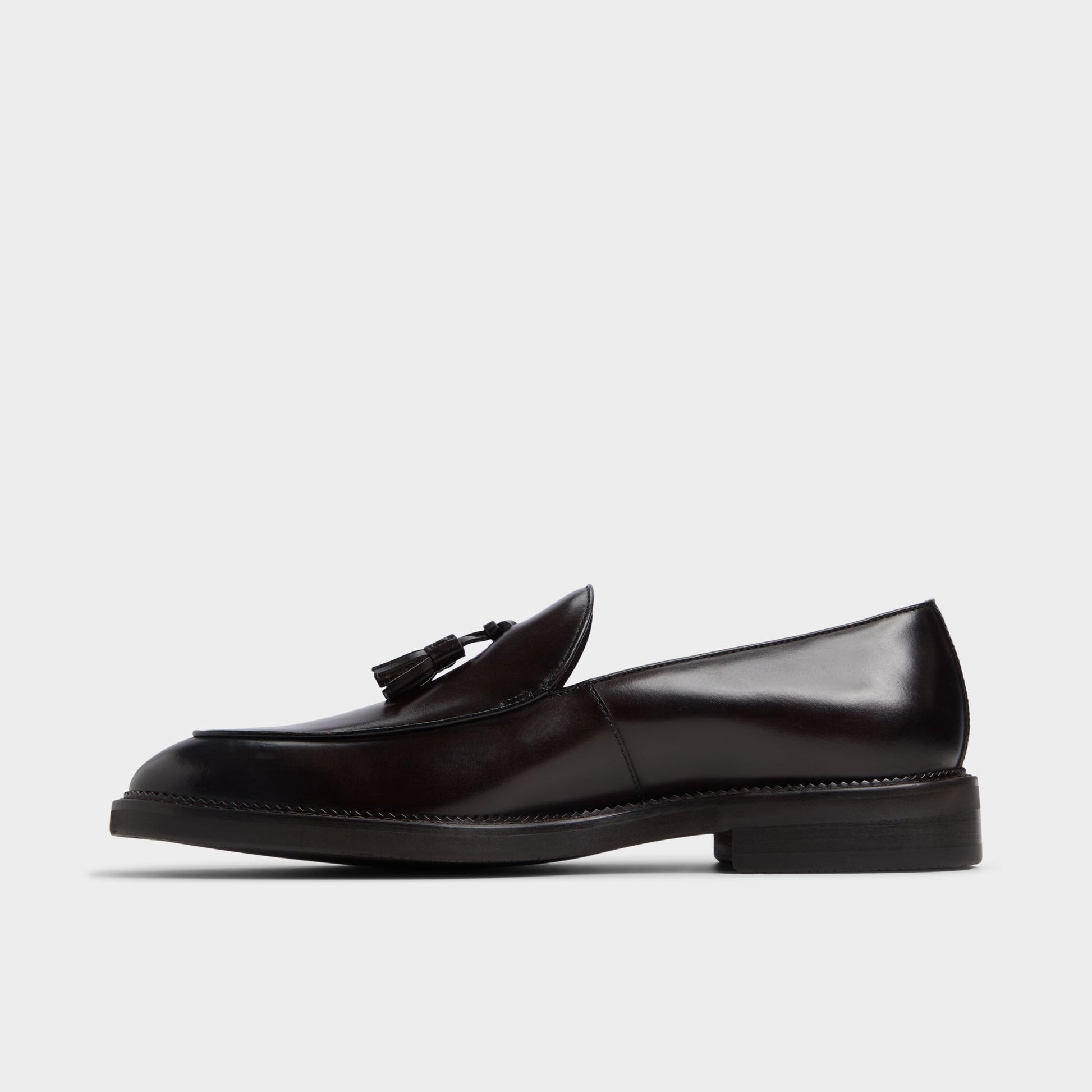 Side view of Dark Brown Portos Loafer