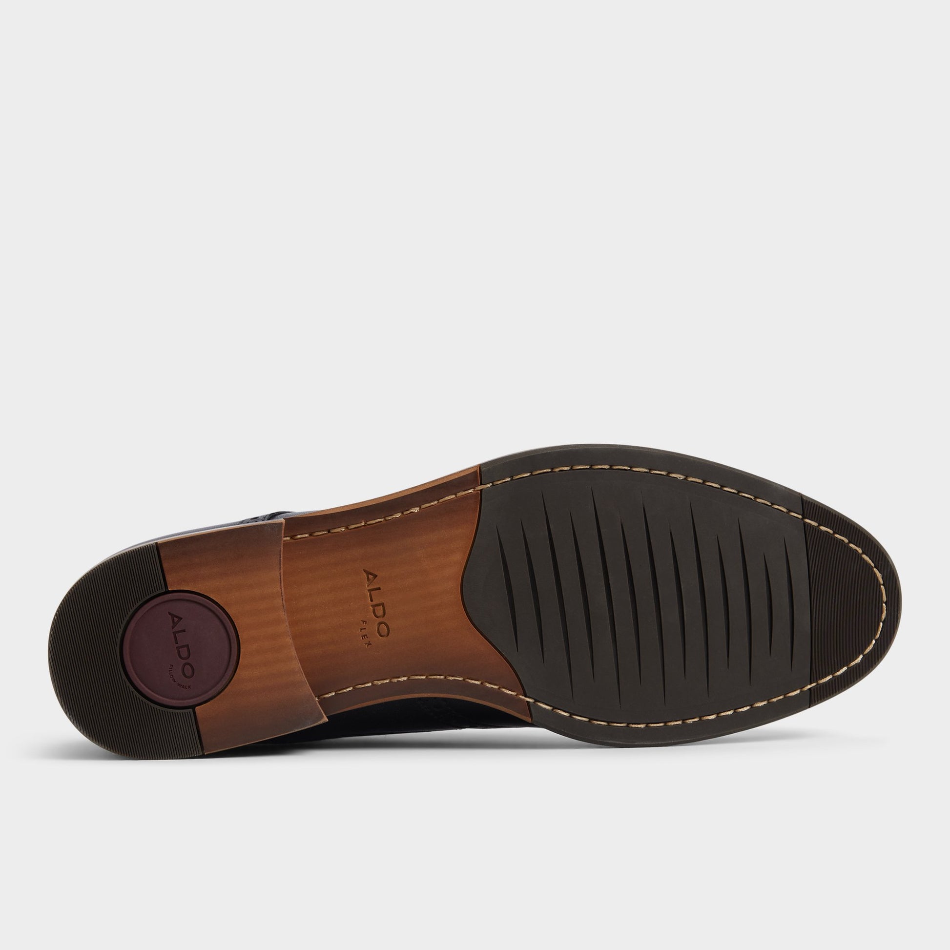 View of Black Sargasso Oxford shoe's sole