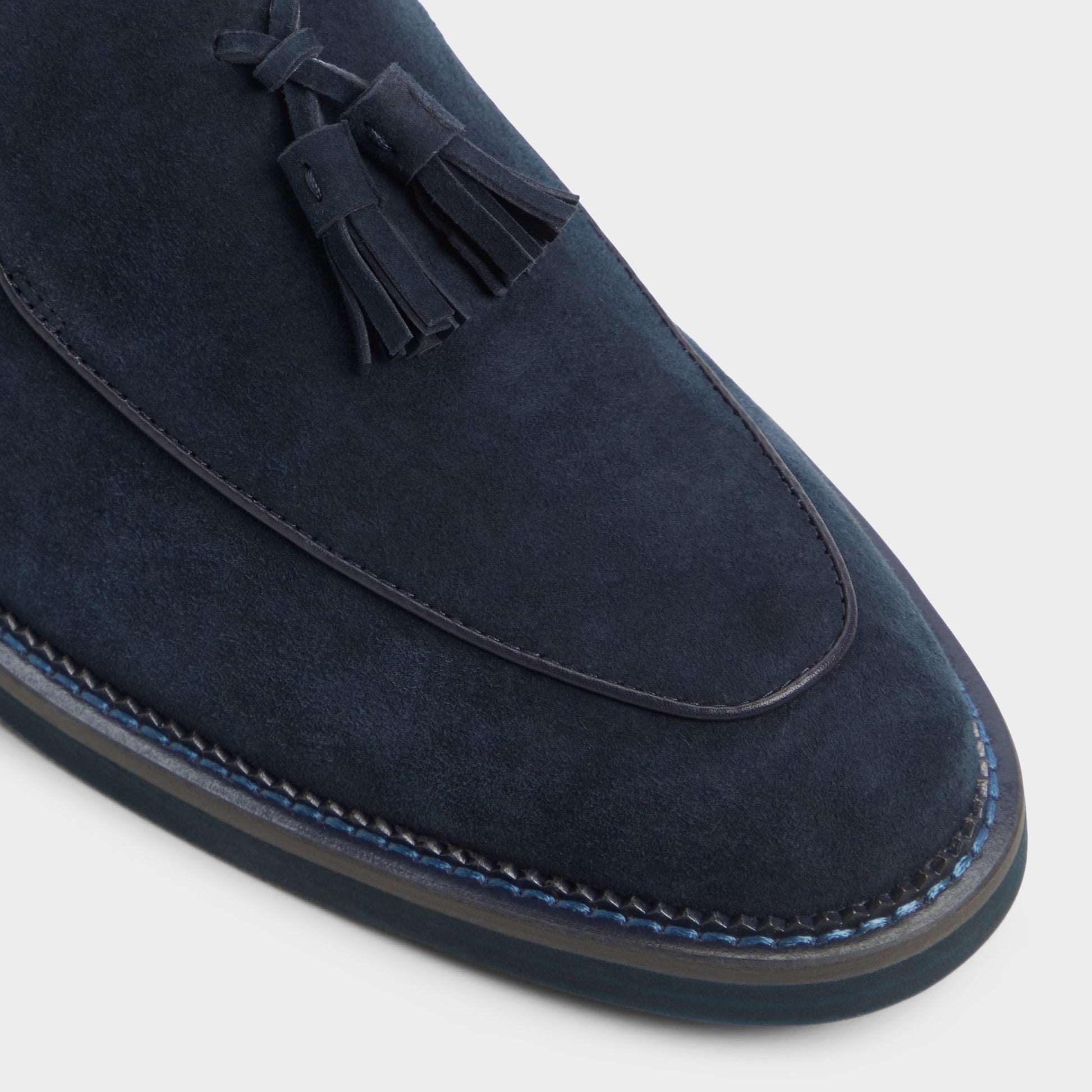 Close-up of the Navy Portos Loafer